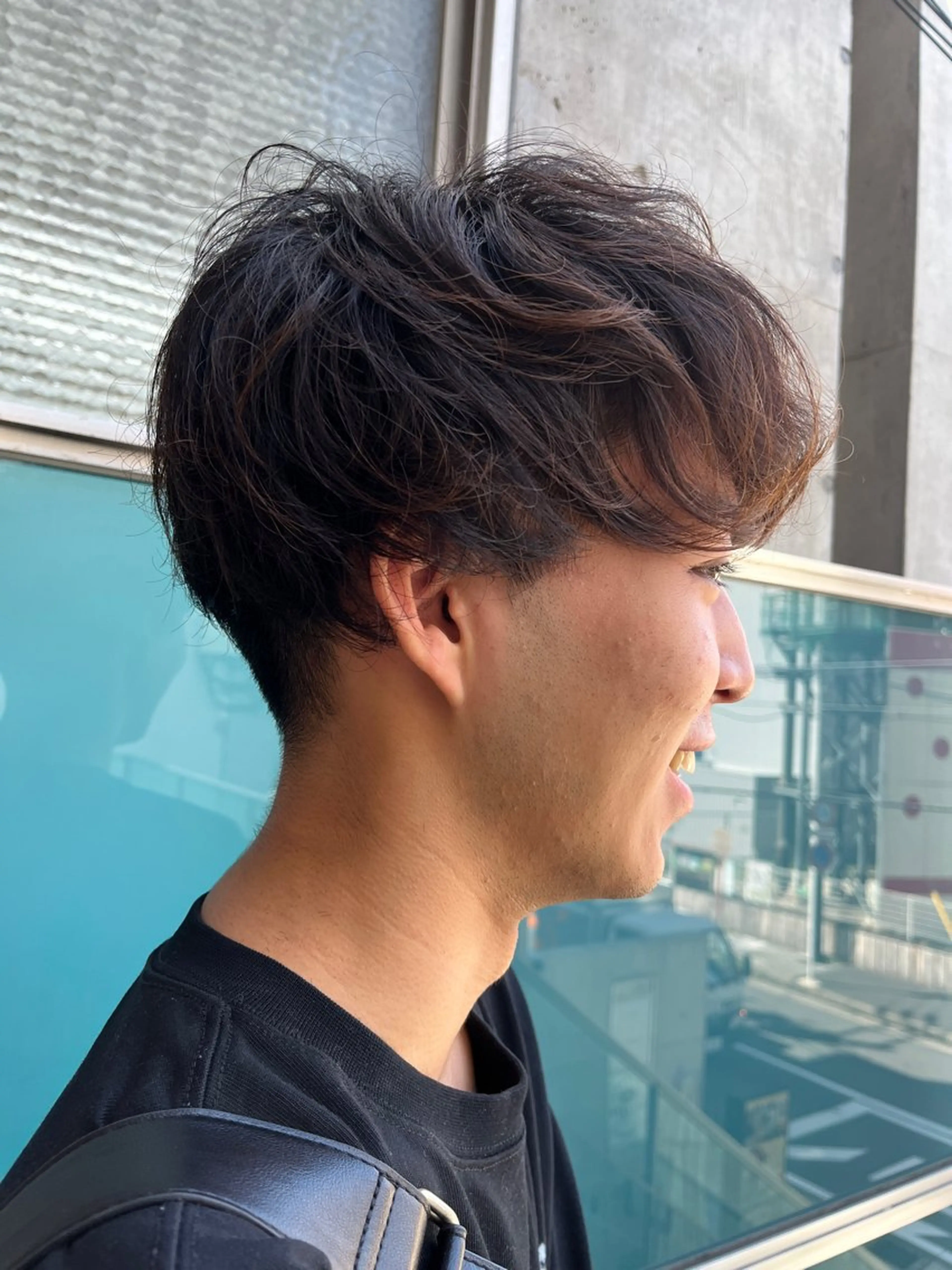ショート カラー メンズ 久木原 ゆりのヘアスタイル