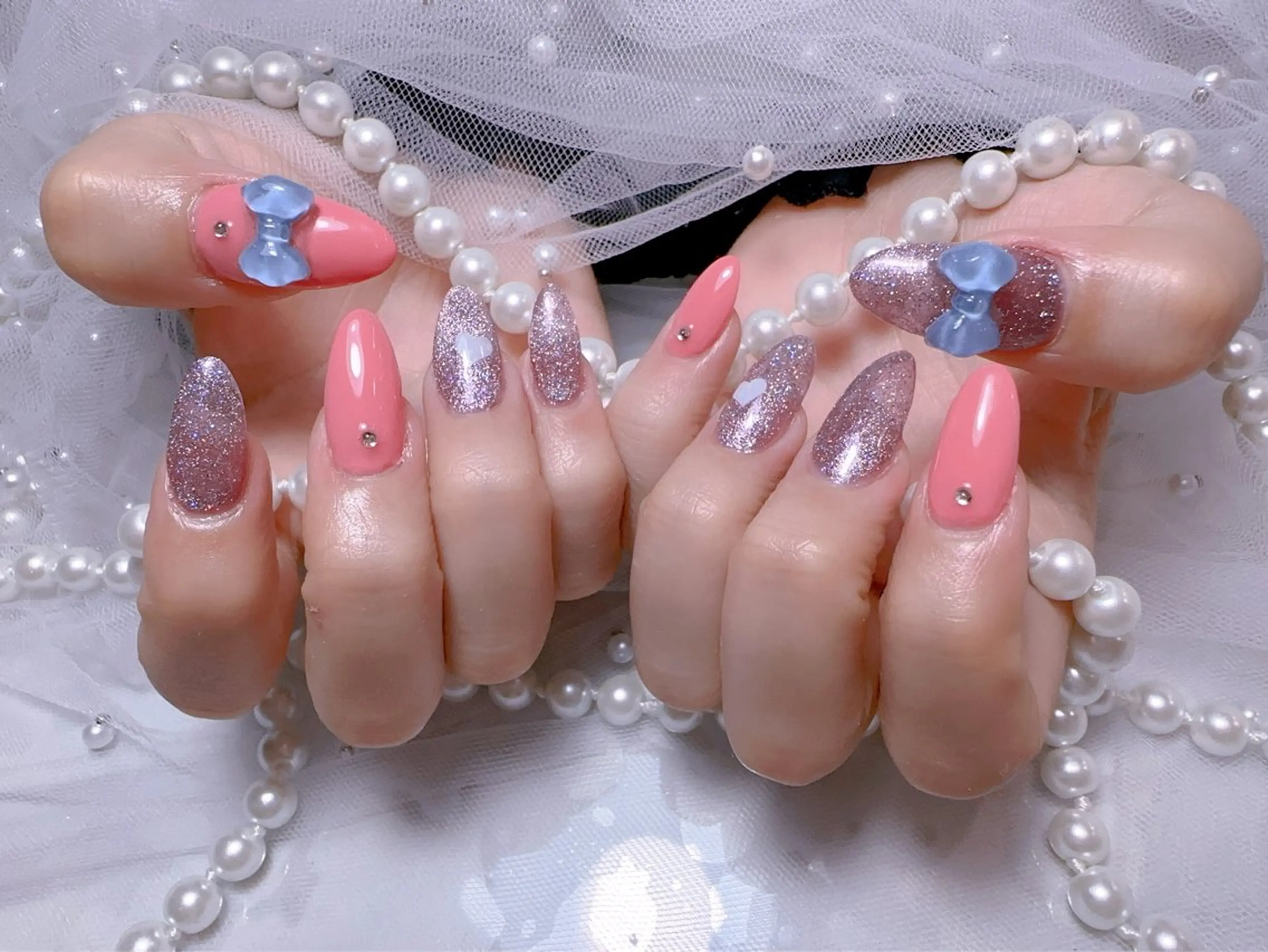 ネイル 長さ出し シンプルネイル ネイルチップ You&Me Miyuのネイルデザイン