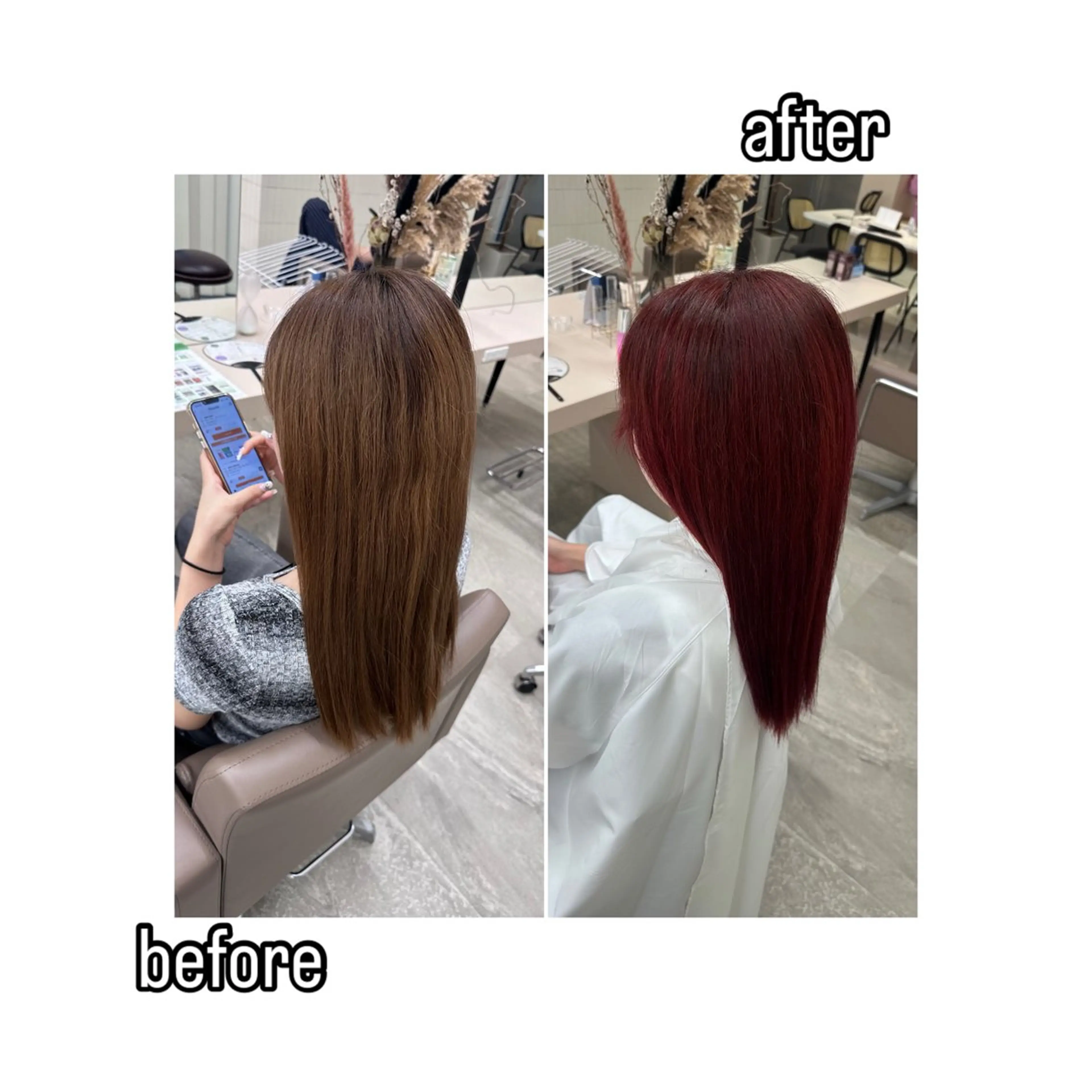 ミディアム release ✨金井栄花のヘアスタイル