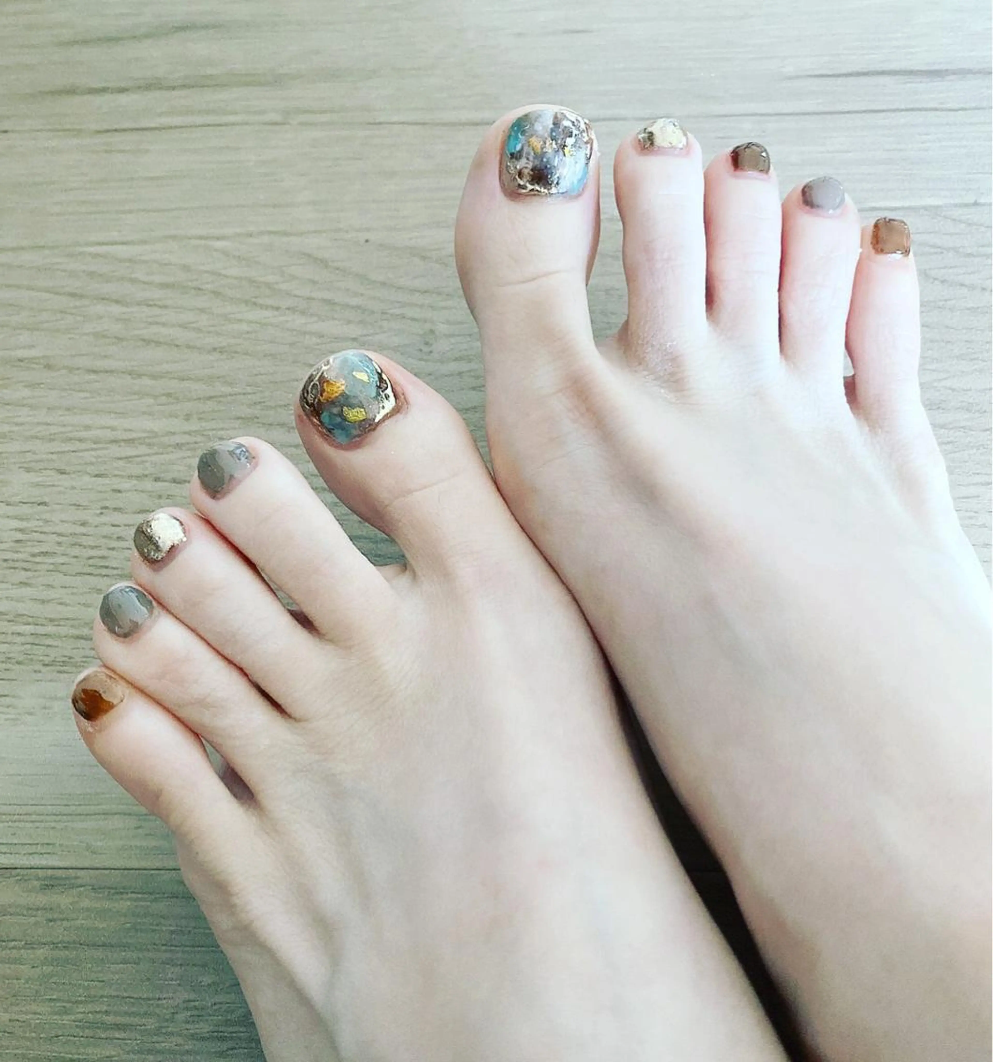 ネイル フットネイル ハンドネイル フットネイル TESORO nailのネイルデザイン