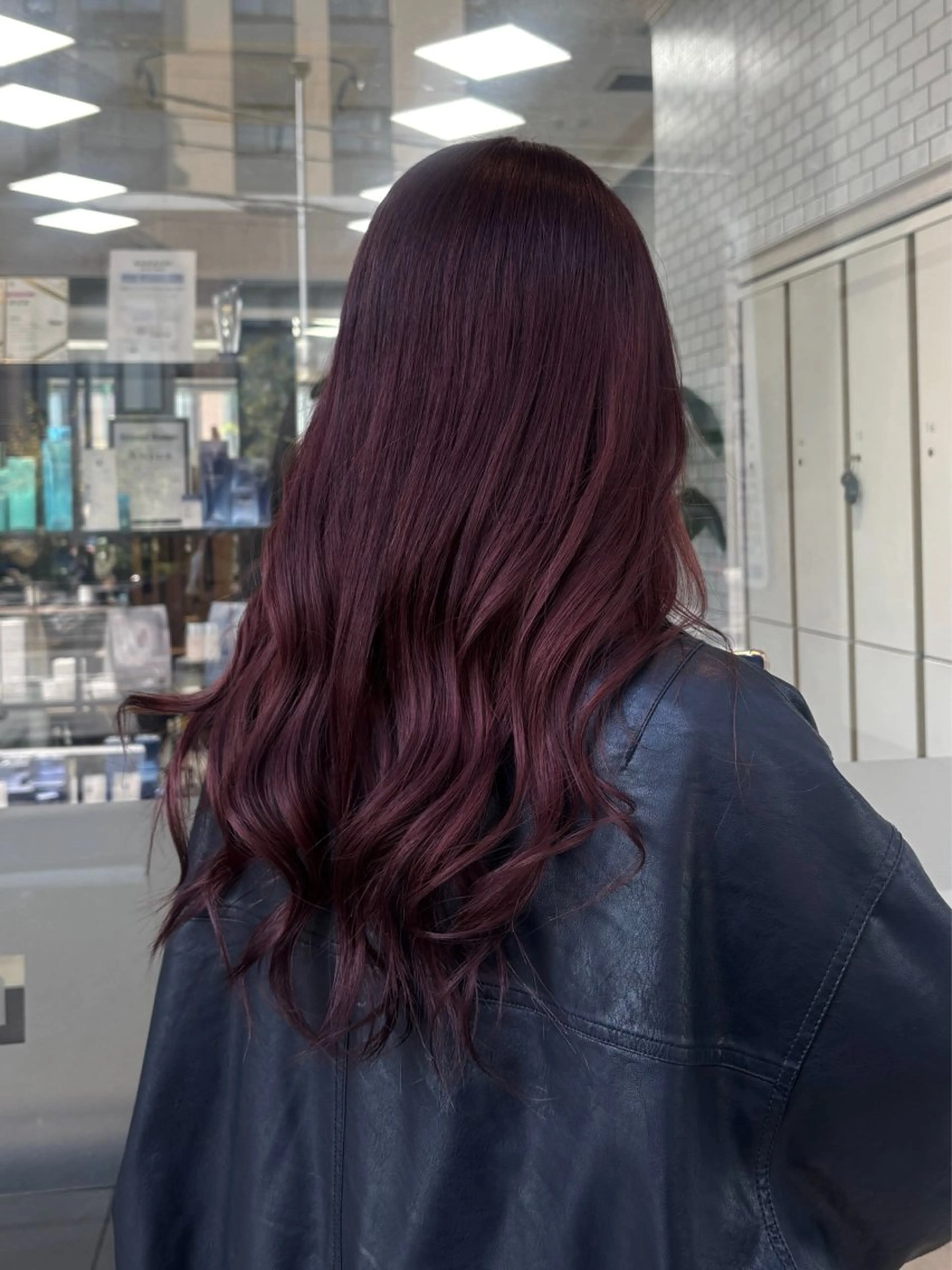 ロング ヘアカラー トリートメント 垢抜けヘア/ レイヤー/暖色/麻咲のヘアスタイル