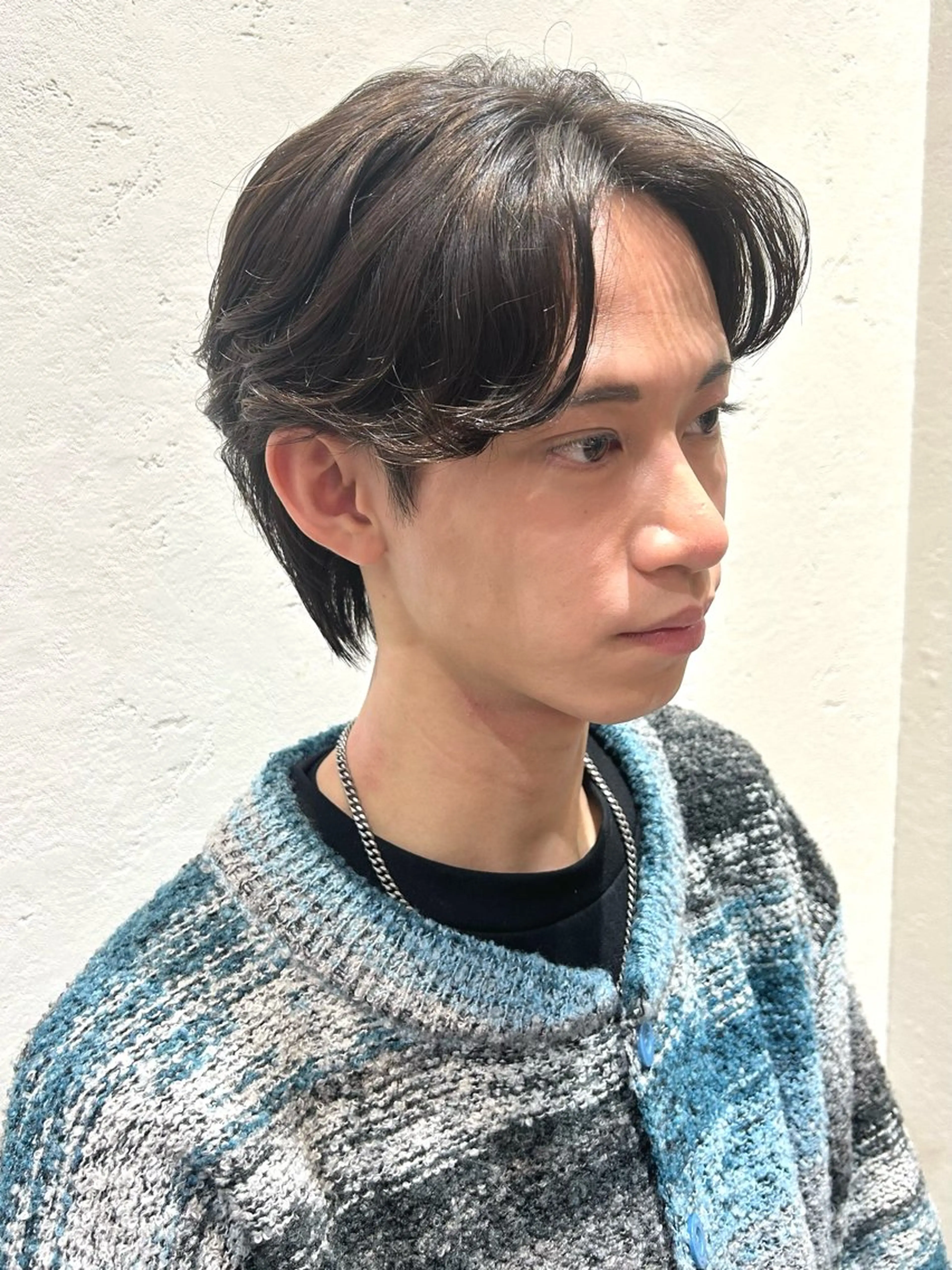 メンズ 北島 遥香🫧インナ ー /ベージュカラーのヘアスタイル