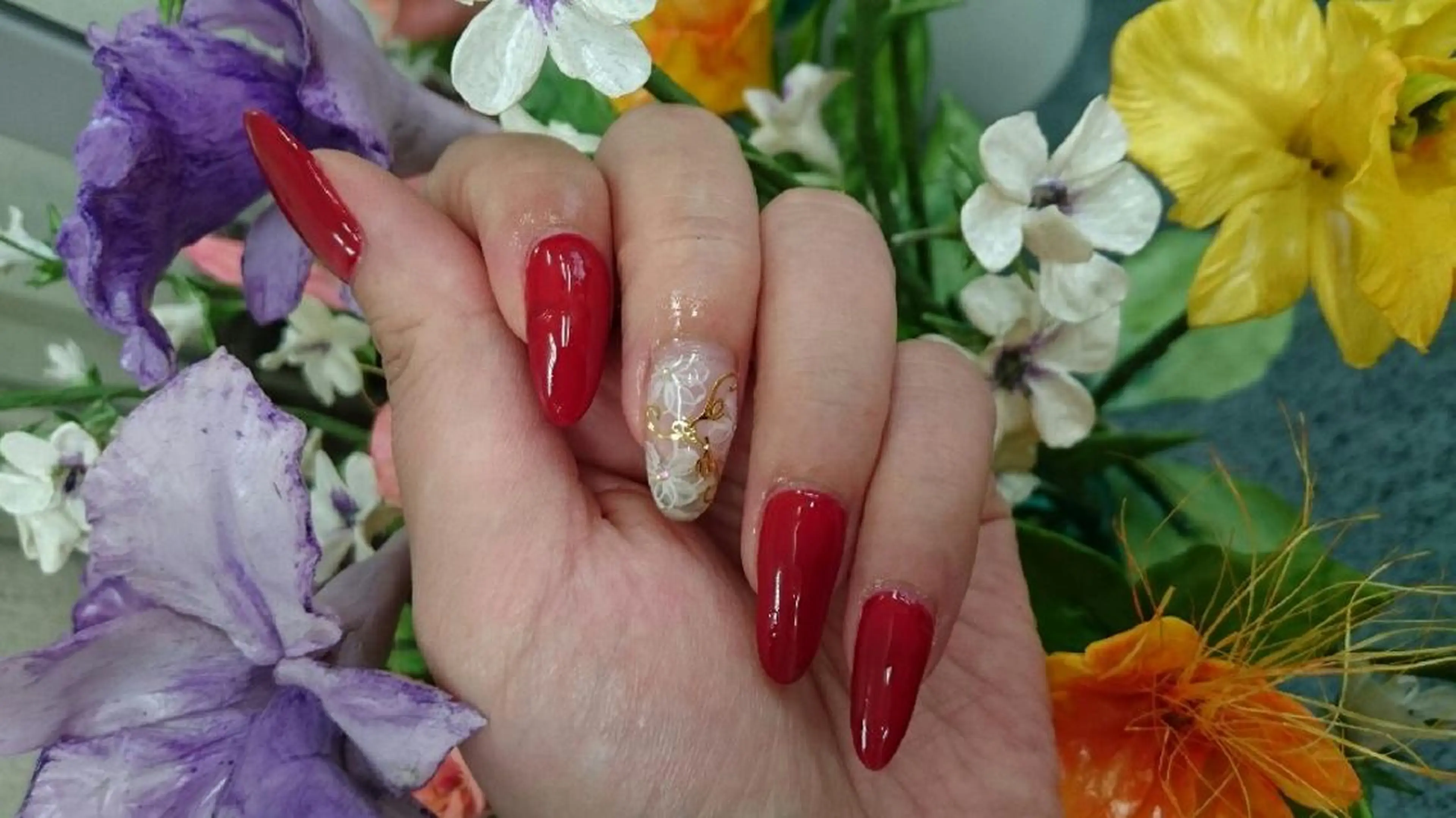 ロング ネイル nail salon Blancのネイルデザイン