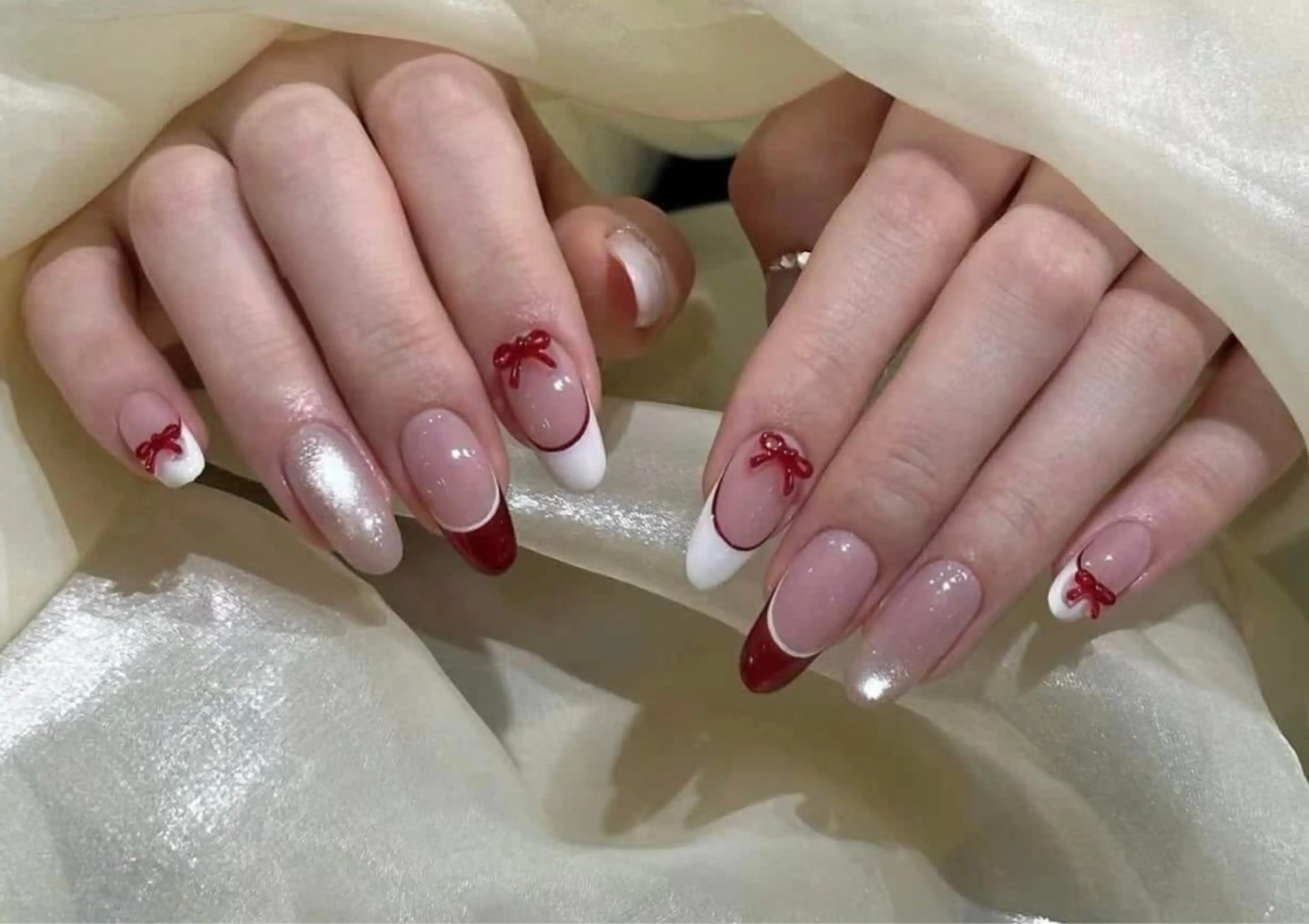 ネイル 🎀PG🩵 ネイルサロンのネイルデザイン