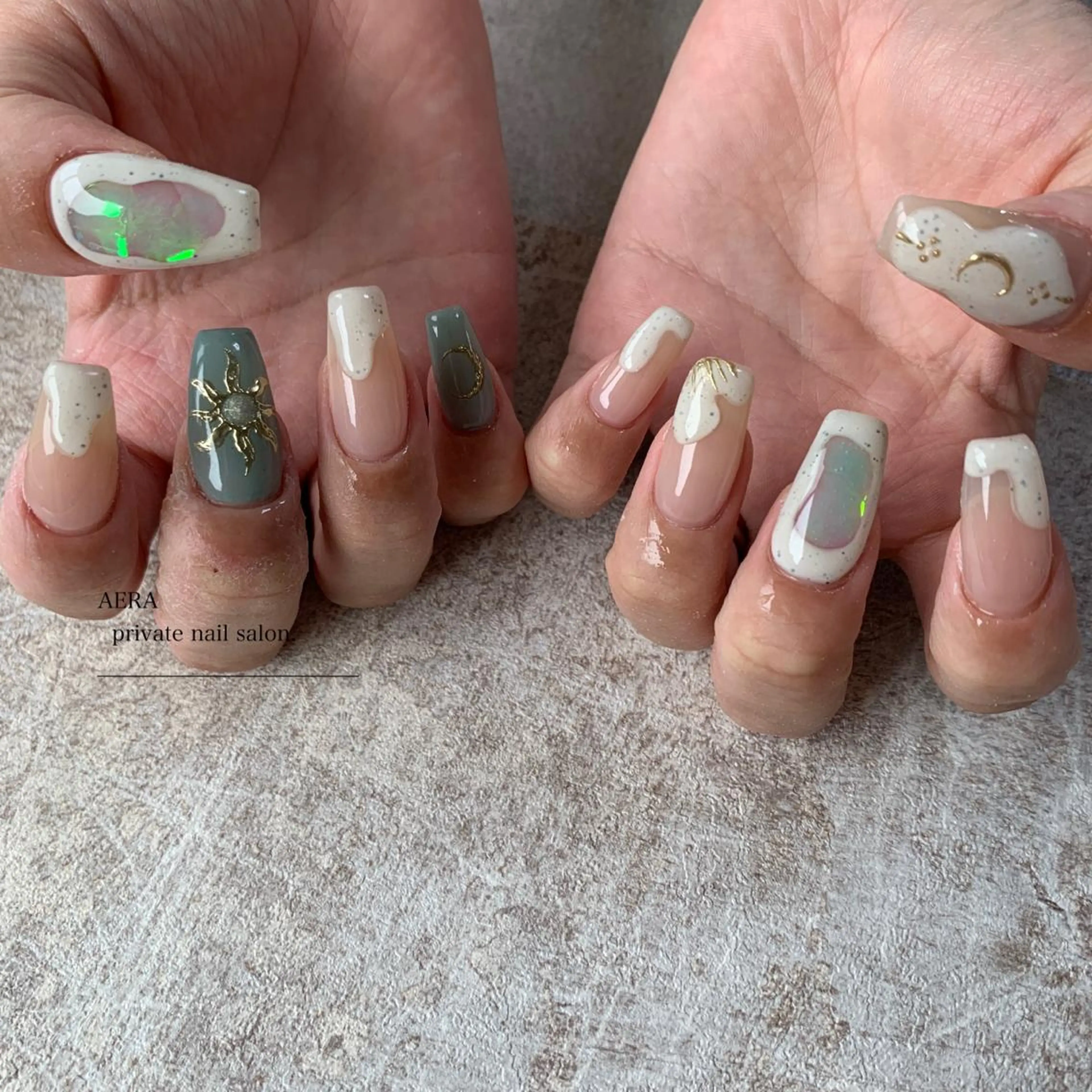 ネイル AERA nail shino🐱⸝꙳のネイルデザイン
