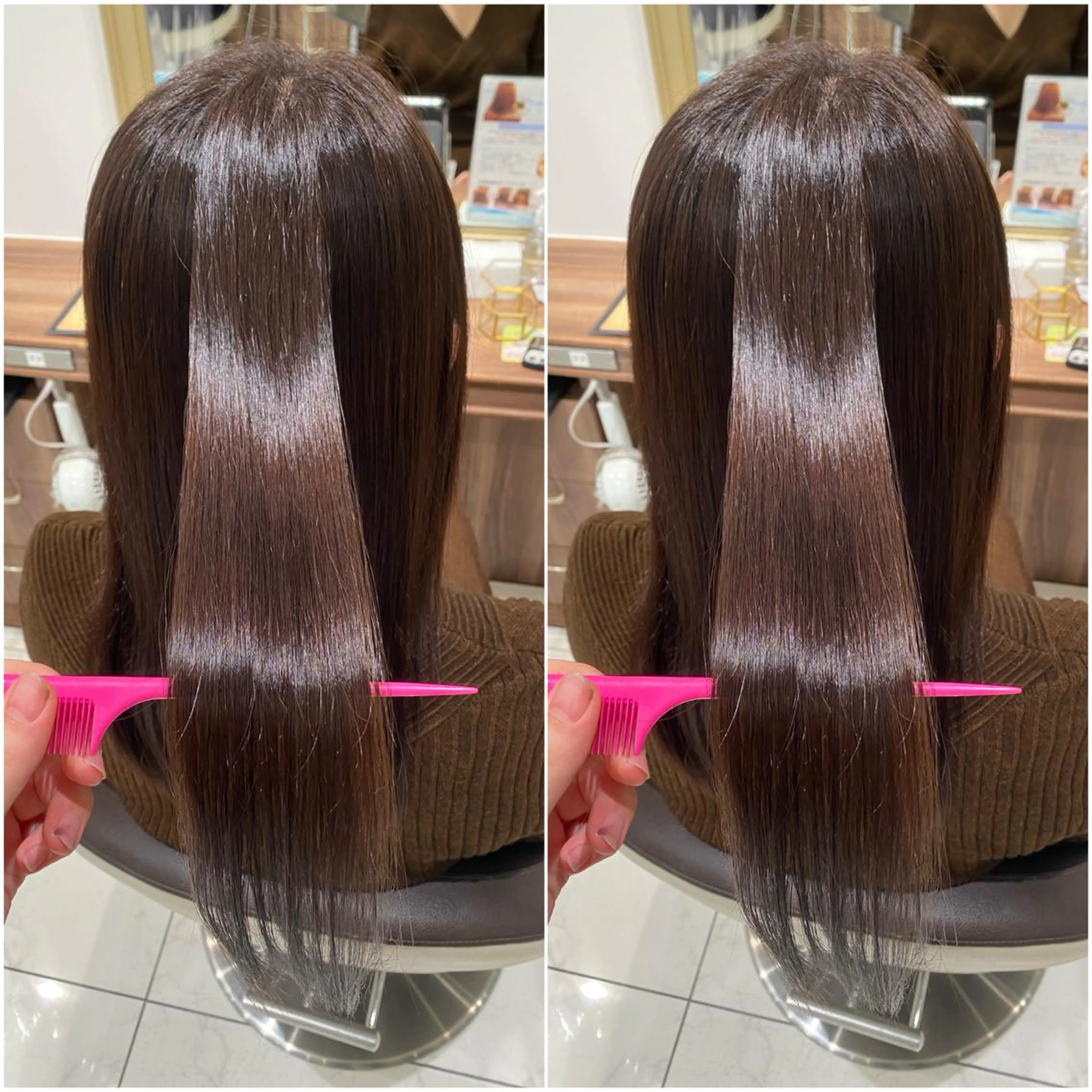 ロング 全席個室　暖色カラー Zina松園優香🌸のヘアスタイル