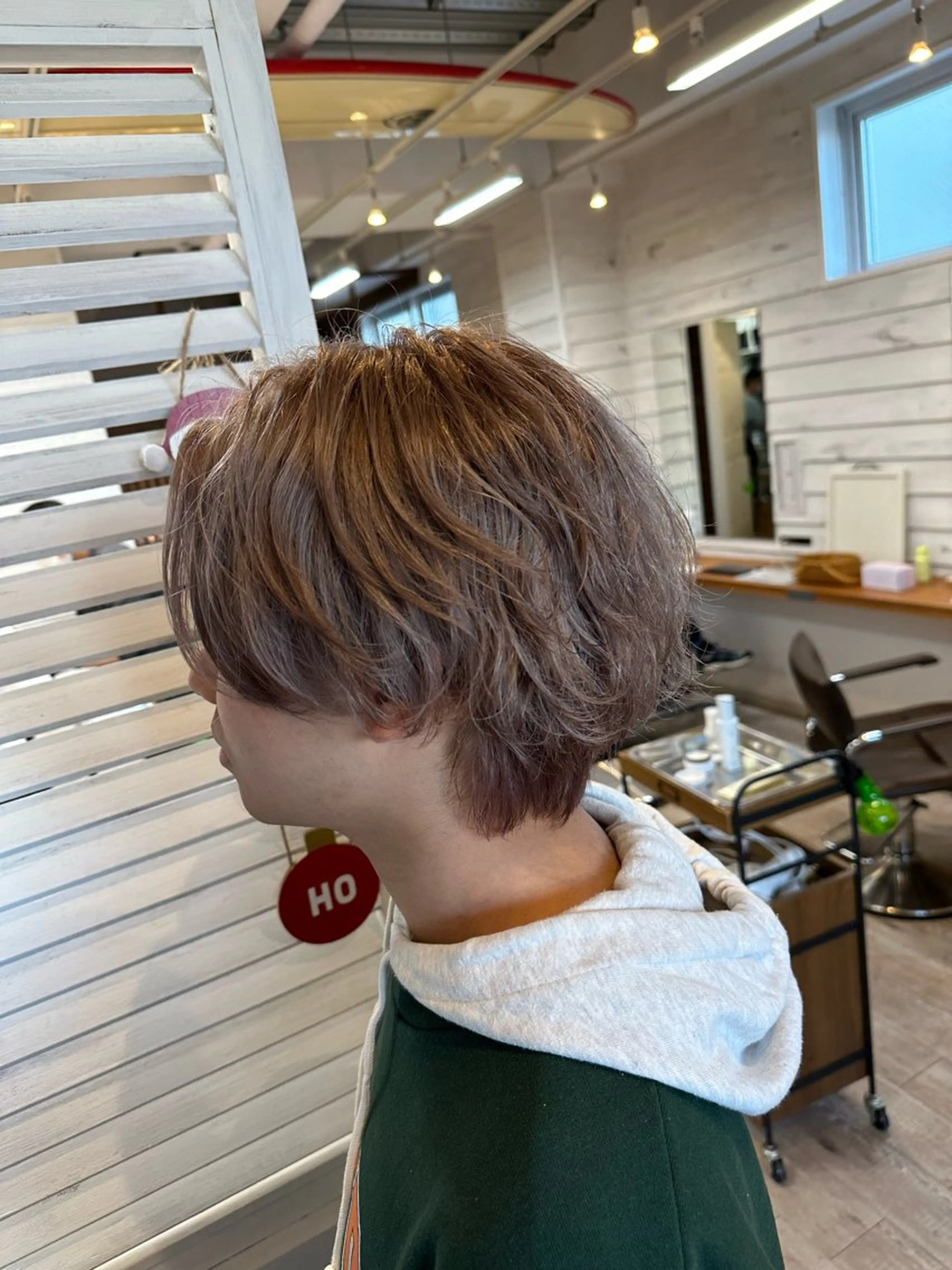 メンズ ヘアカラー 下島 優人のヘアスタイル