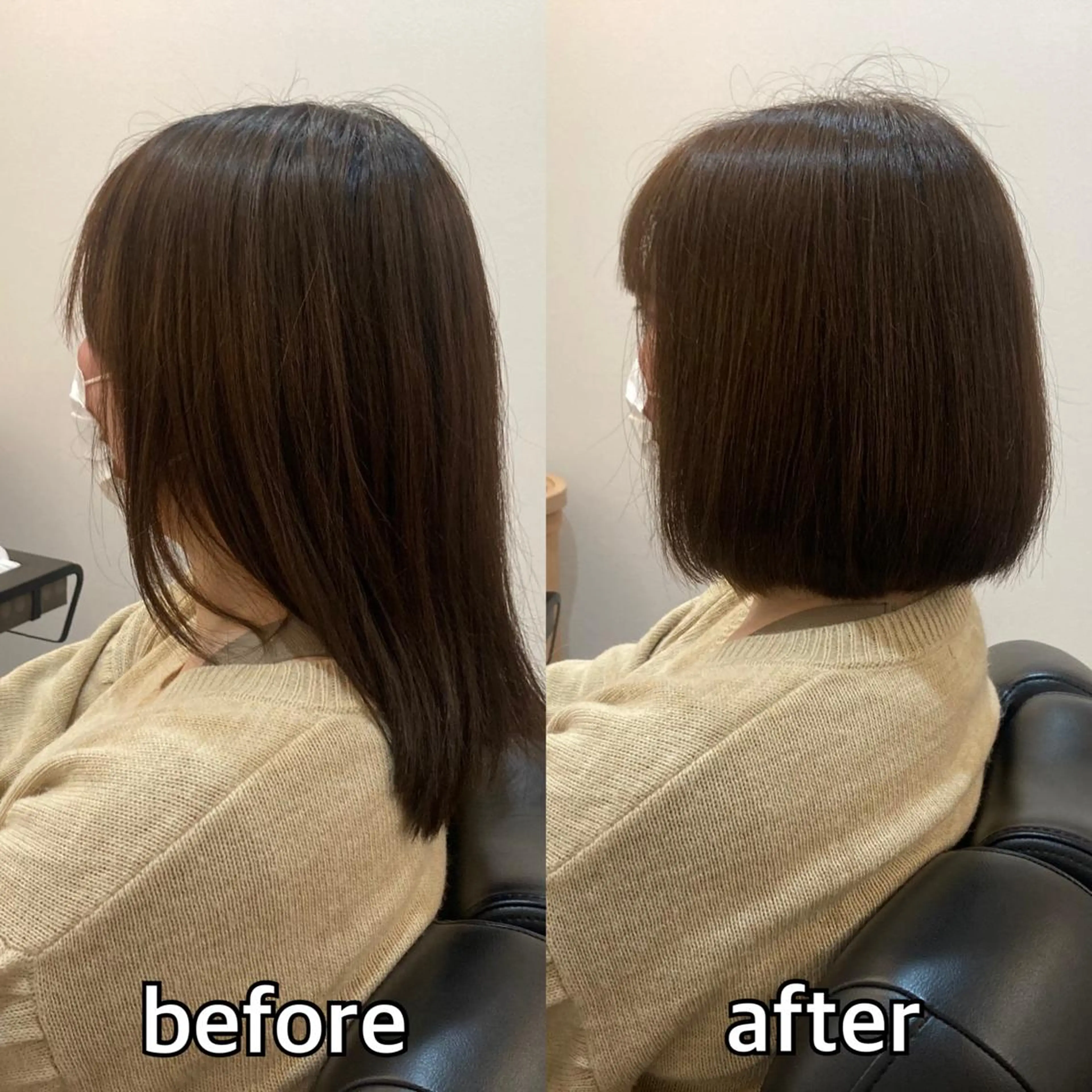 ミディアム 濱本 浩安のヘアスタイル