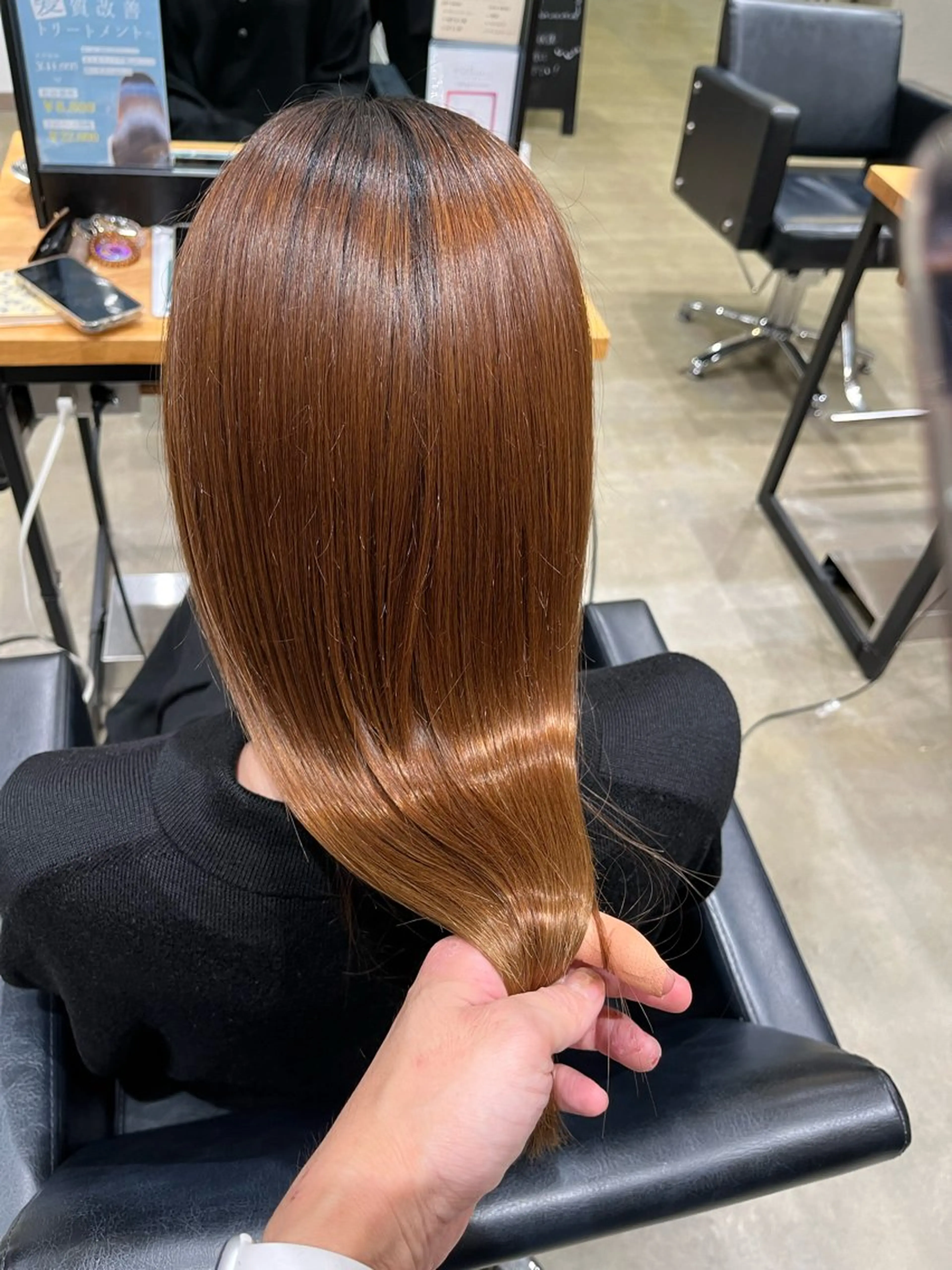 ロング 縮毛矯正 トリートメント Hirose Ryoのヘアスタイル