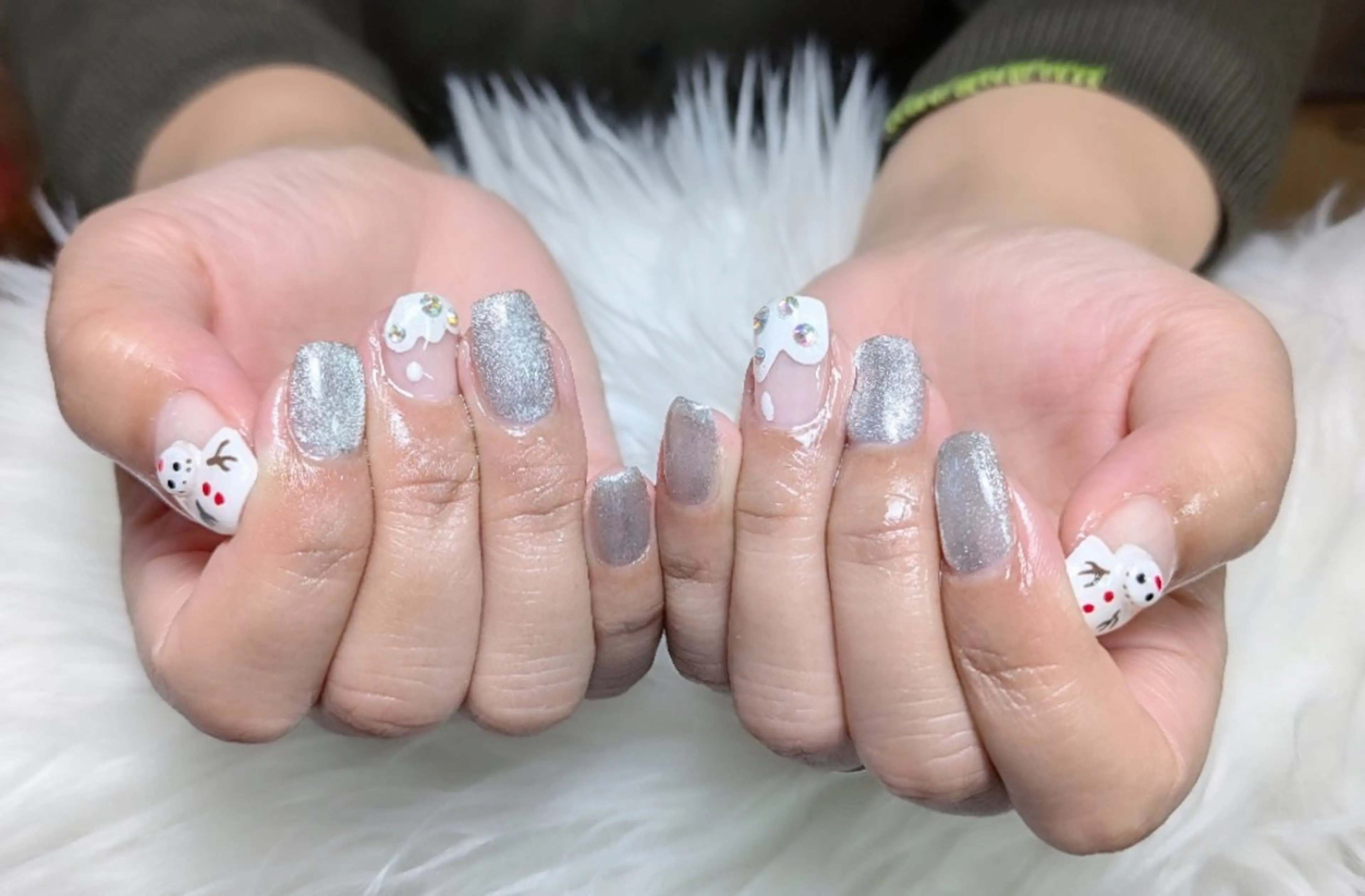 ネイル 冬ネイル ハンドネイル m&pPrivate nailsalonのネイルデザイン