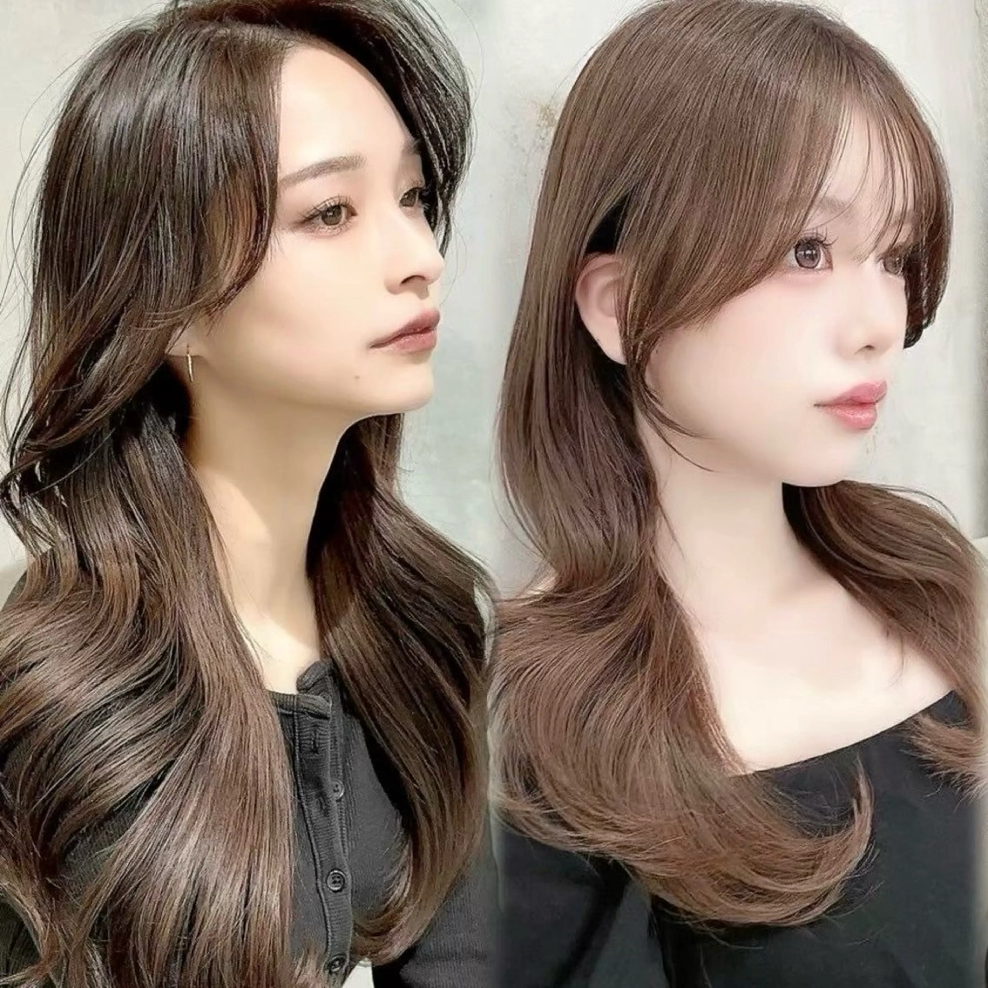 ロング ヘアカラー 𝐘𝐮𝐫𝐚 ❤︎ ͛⟡.⋆のヘアスタイル