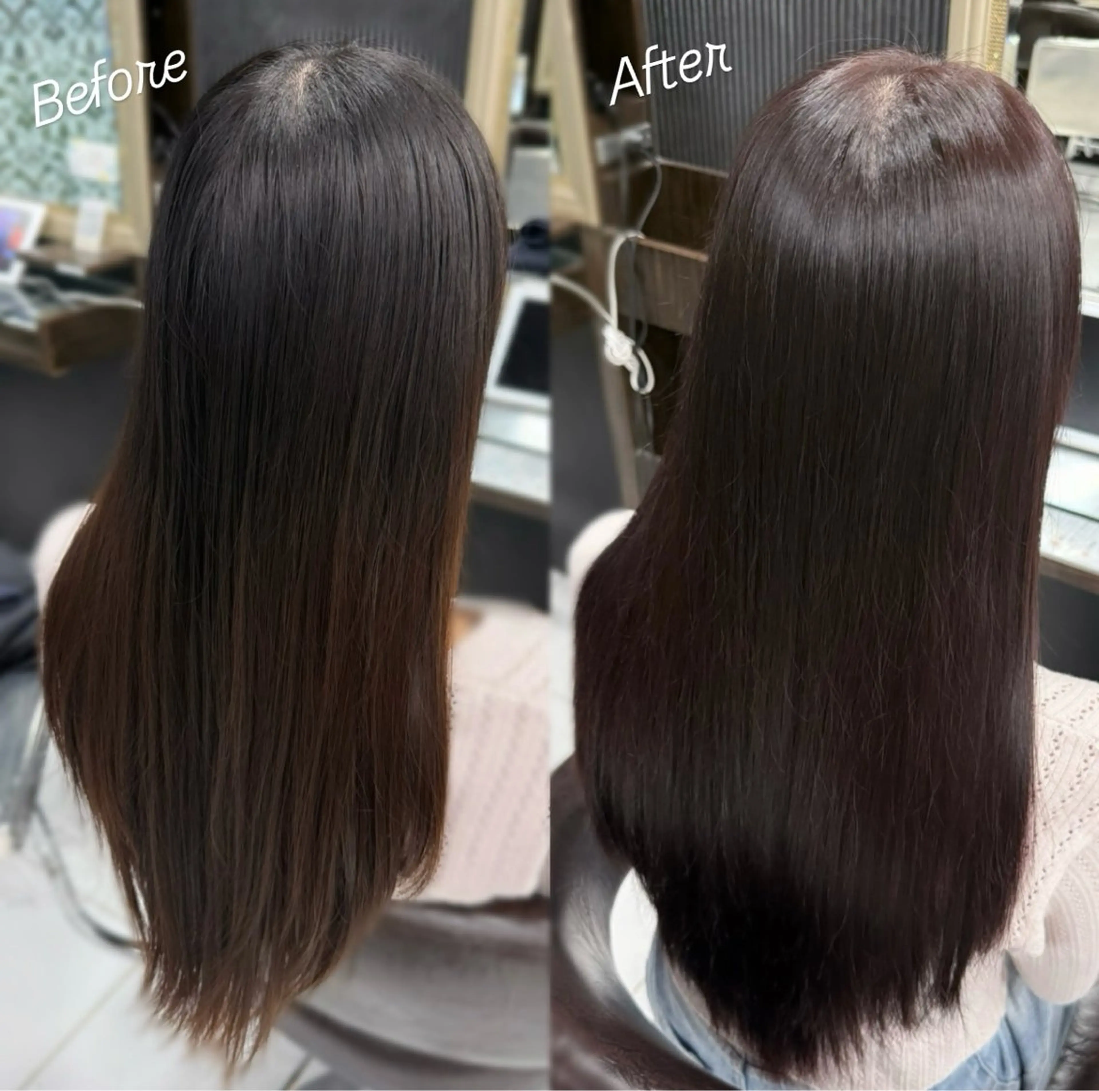 ロング カラー ブラウンカラー ピンクカラー ピンクブラウン カットモデル募集中 💜manaka💜のヘアスタイル