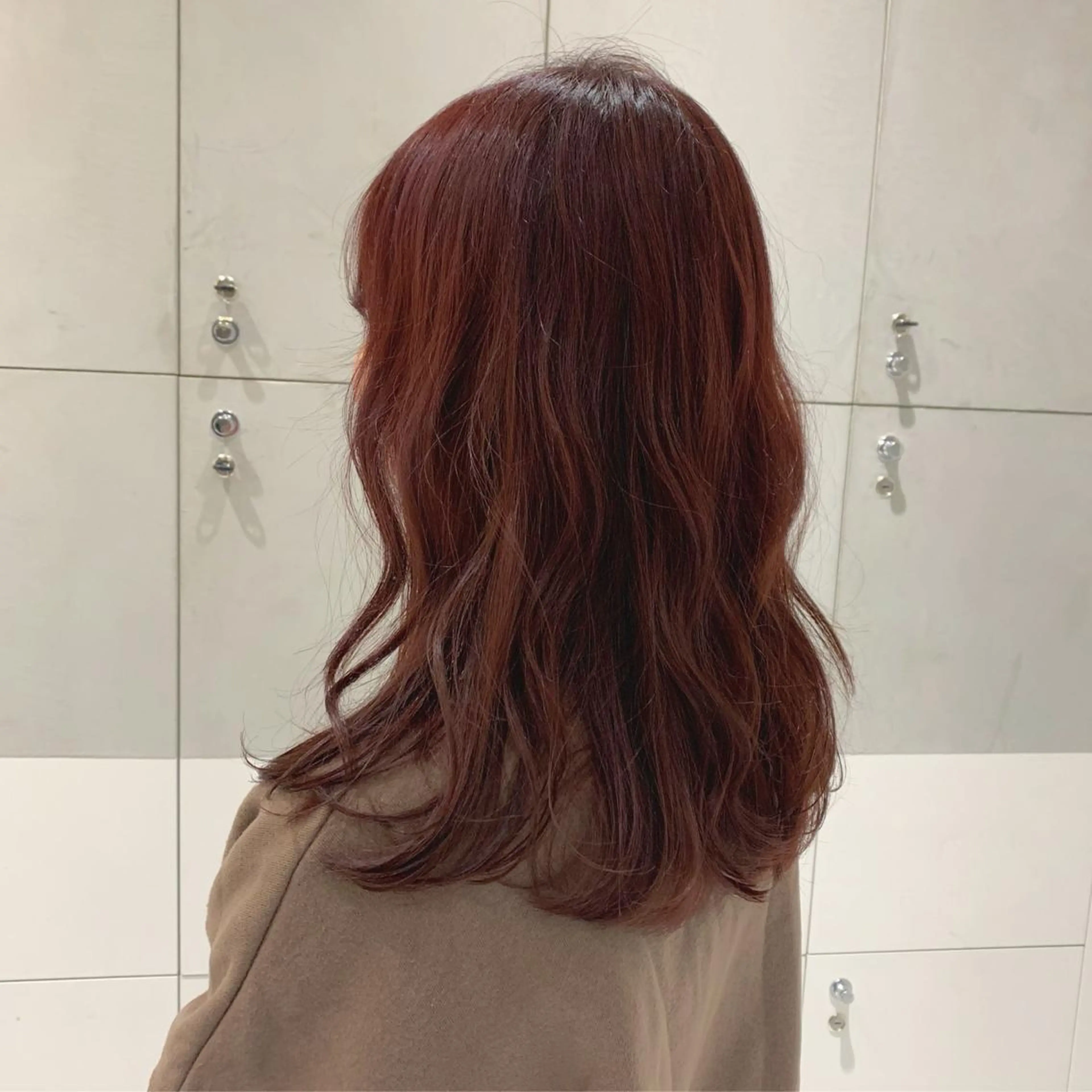 ミディアム カラー minami🪷 暖色カラーのヘアスタイル