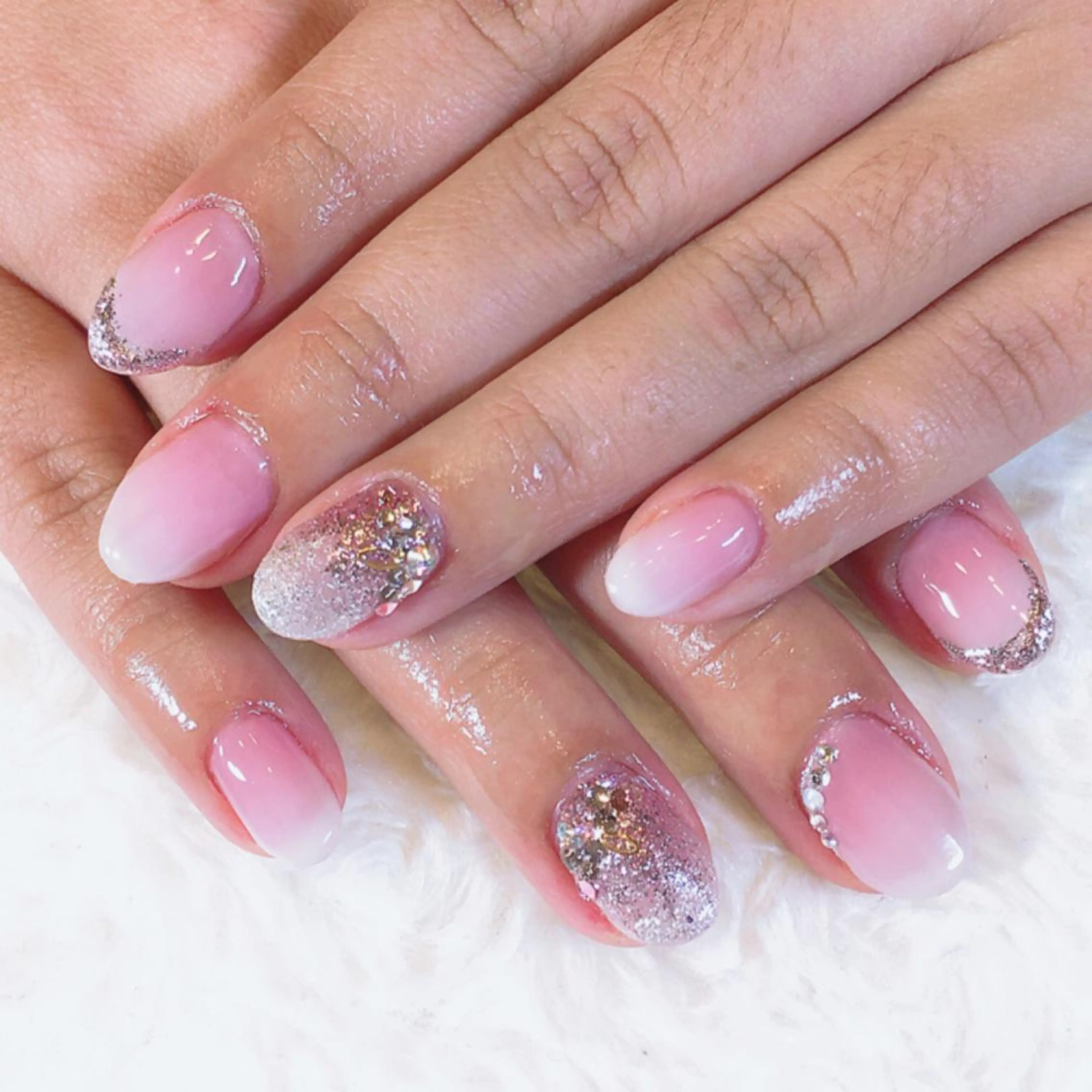 ネイル ストーンネイル ハンドネイル MISAKO nailのネイルデザイン