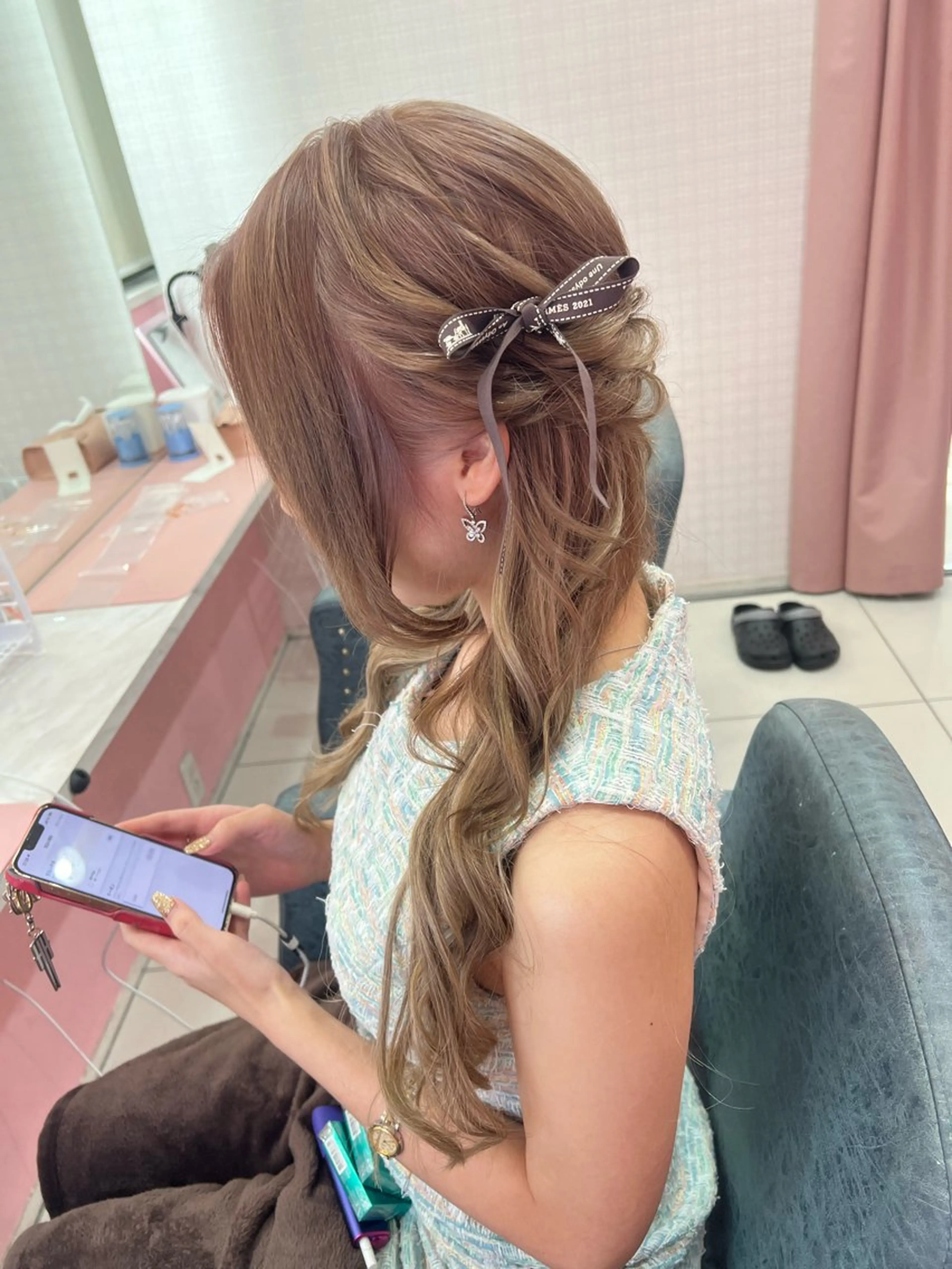 ヘアアレンジ season エクステ/ヘアカラーのヘアスタイル