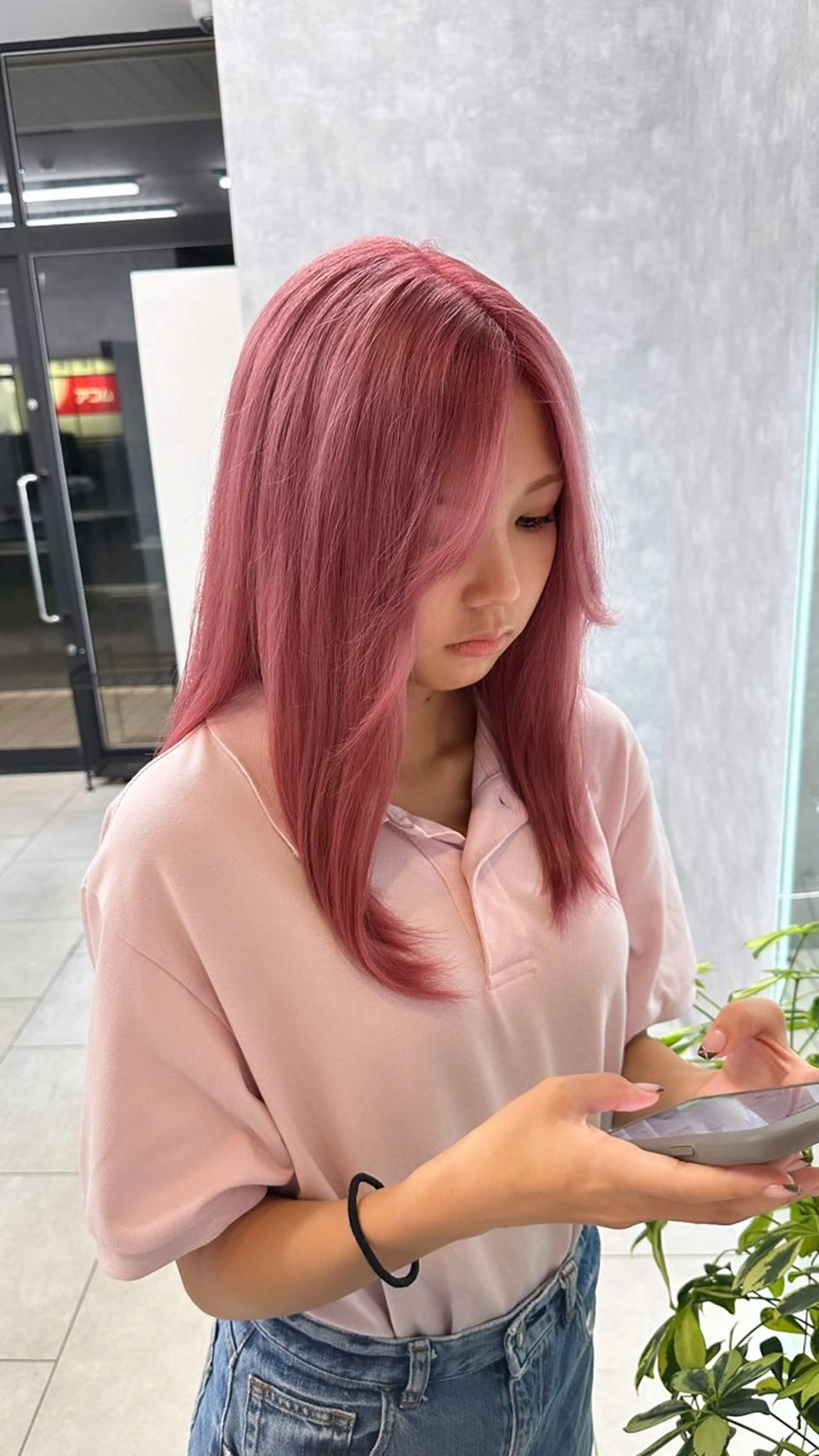 ロング カラー ヘアカラー トリートメント 透明感カラー/高畑 /名古屋/山口航輝のヘアスタイル