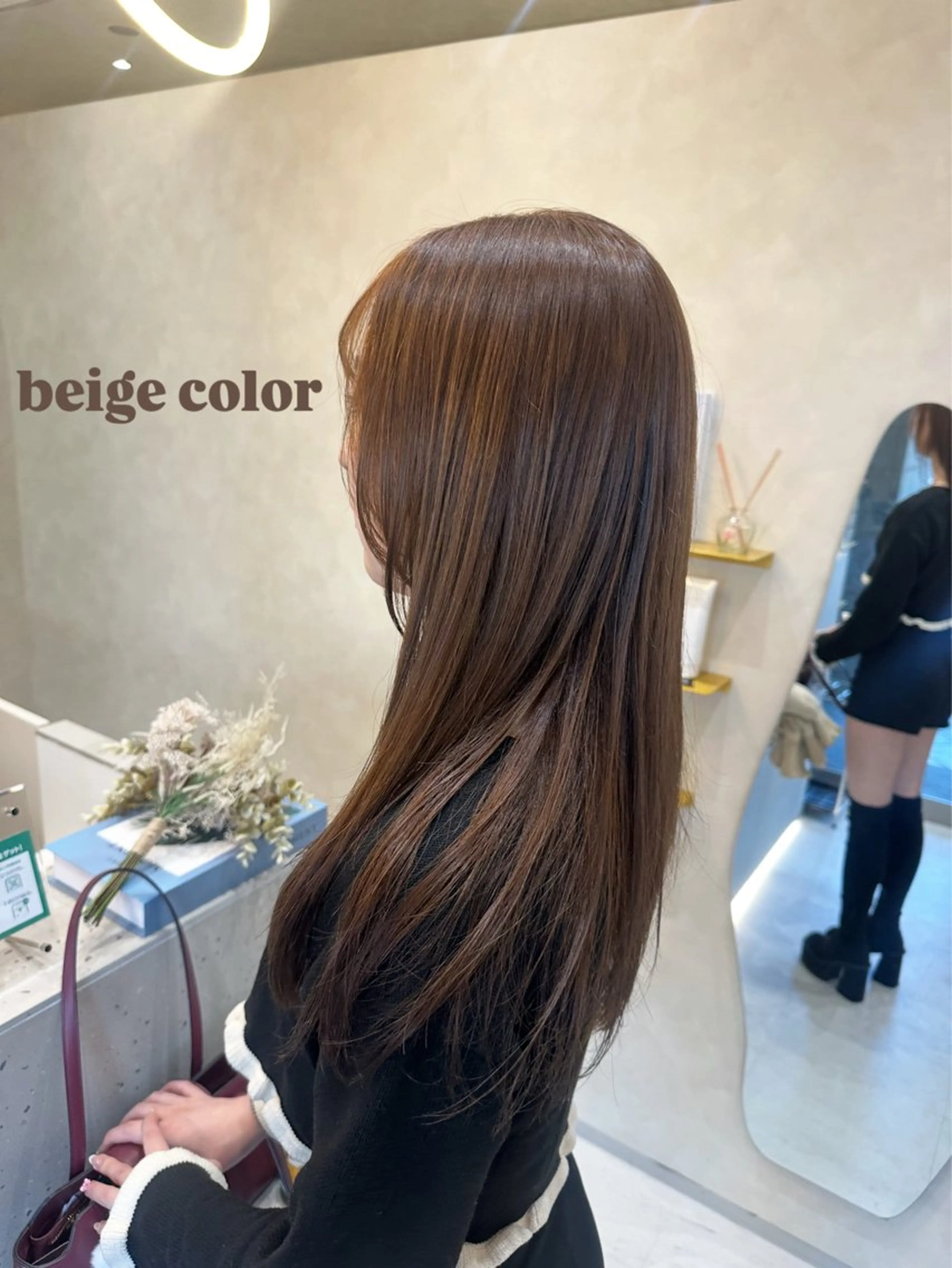 ロング カット ヘアカラー トリートメント 艶カラー✨ ʜɪʀᴀʀɪのヘアスタイル