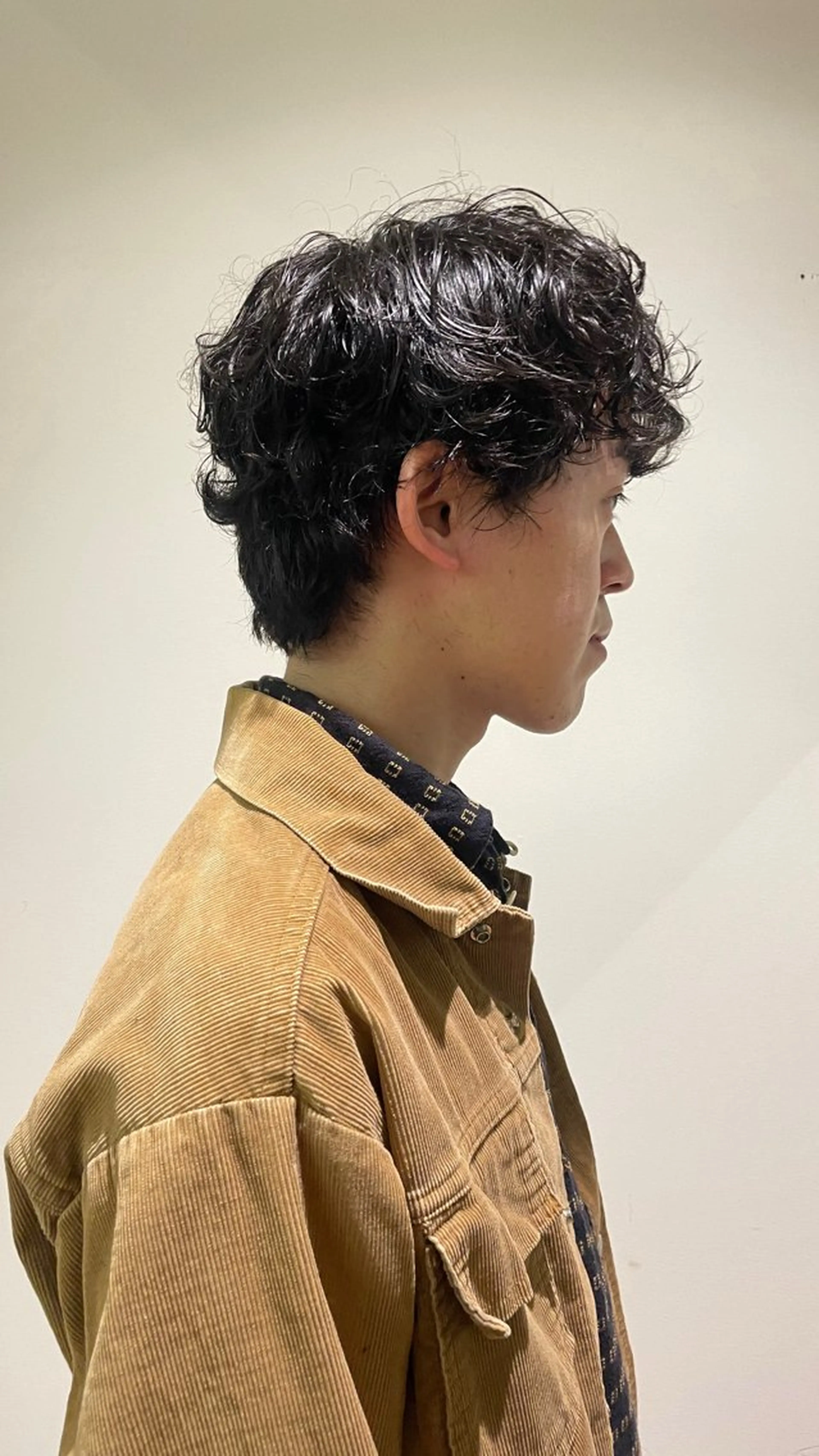 パーマ メンズ カラーモデル/太田 遙のヘアスタイル