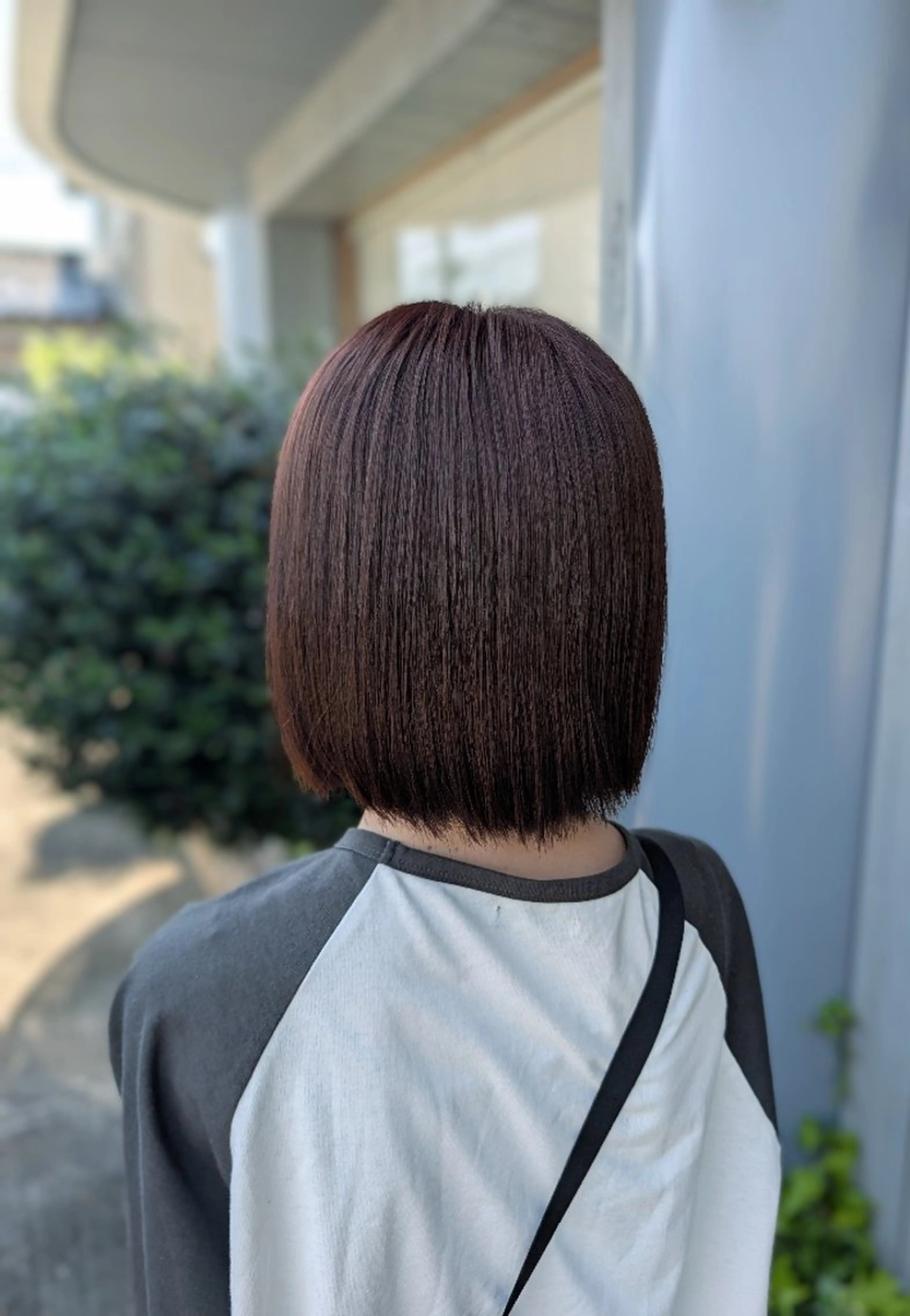 ショート カラー ブラウンカラー ラベンダーカラー ショートヘア ヘアカラー 齊藤 舞風のヘアスタイル