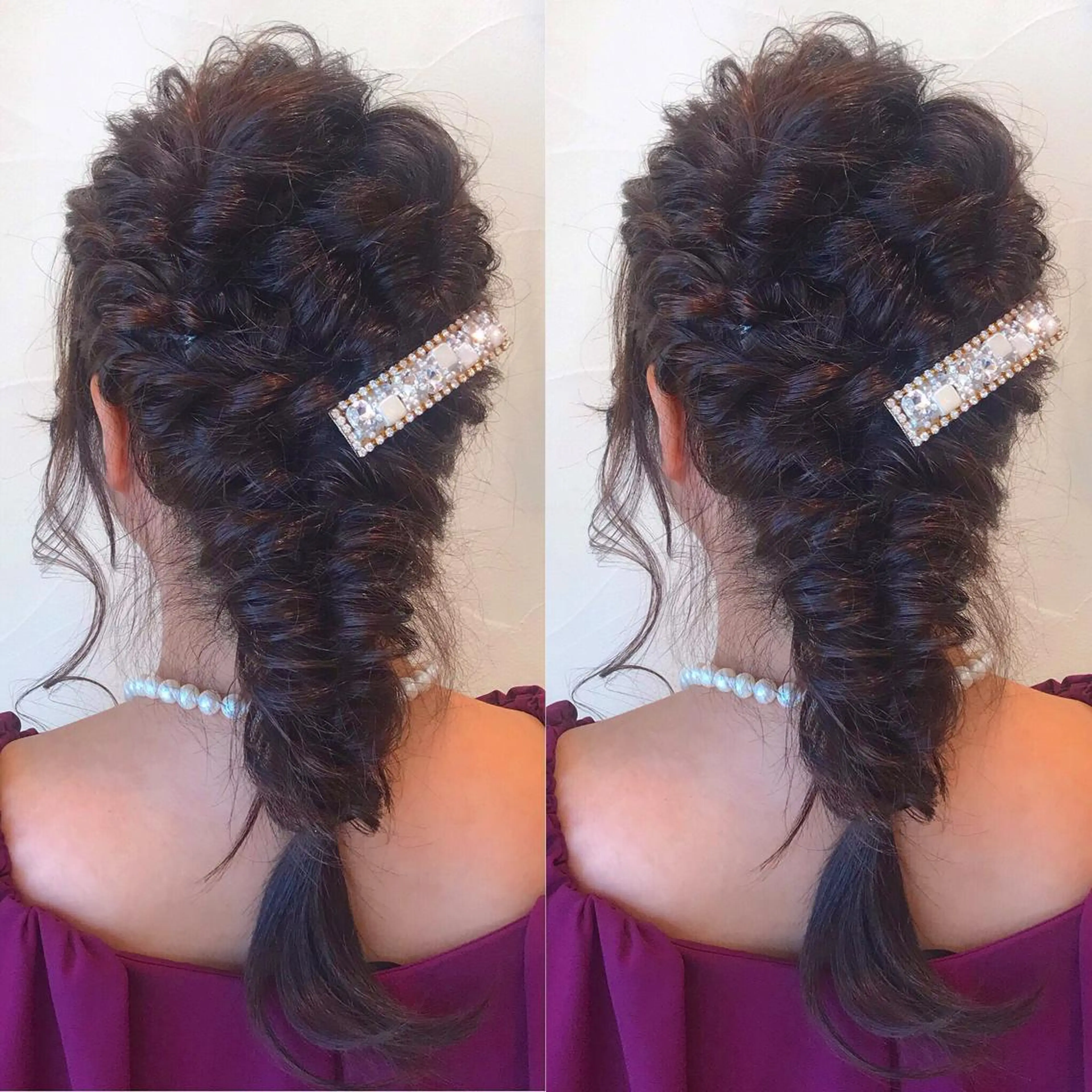 ヘアアレンジ 透明感カラー・ 髪質改善🩵イケダのヘアスタイル