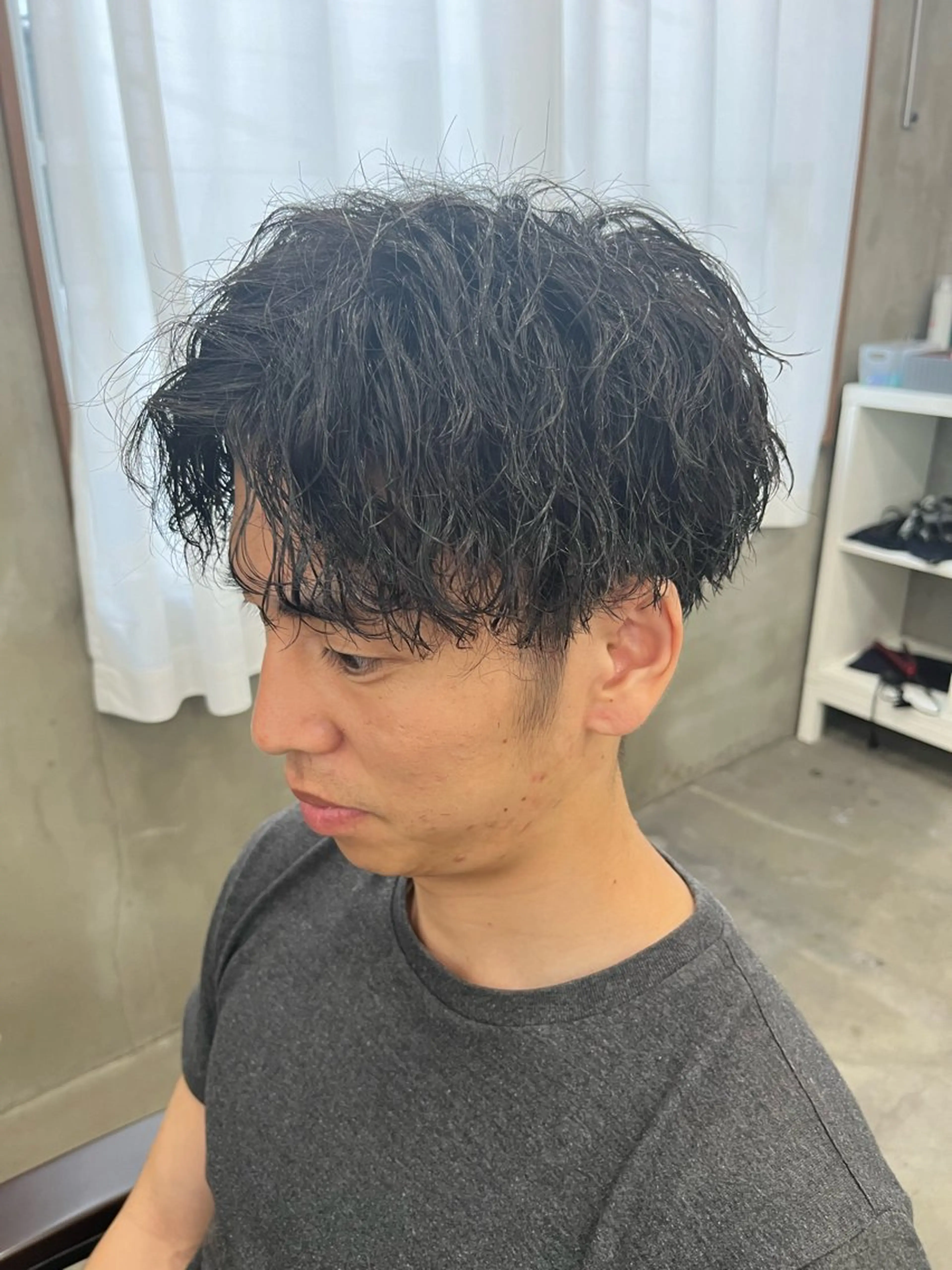 パーマ メンズ カット パーマ メンズ満足度No.1 代表　北野拓海　蕨のヘアスタイル