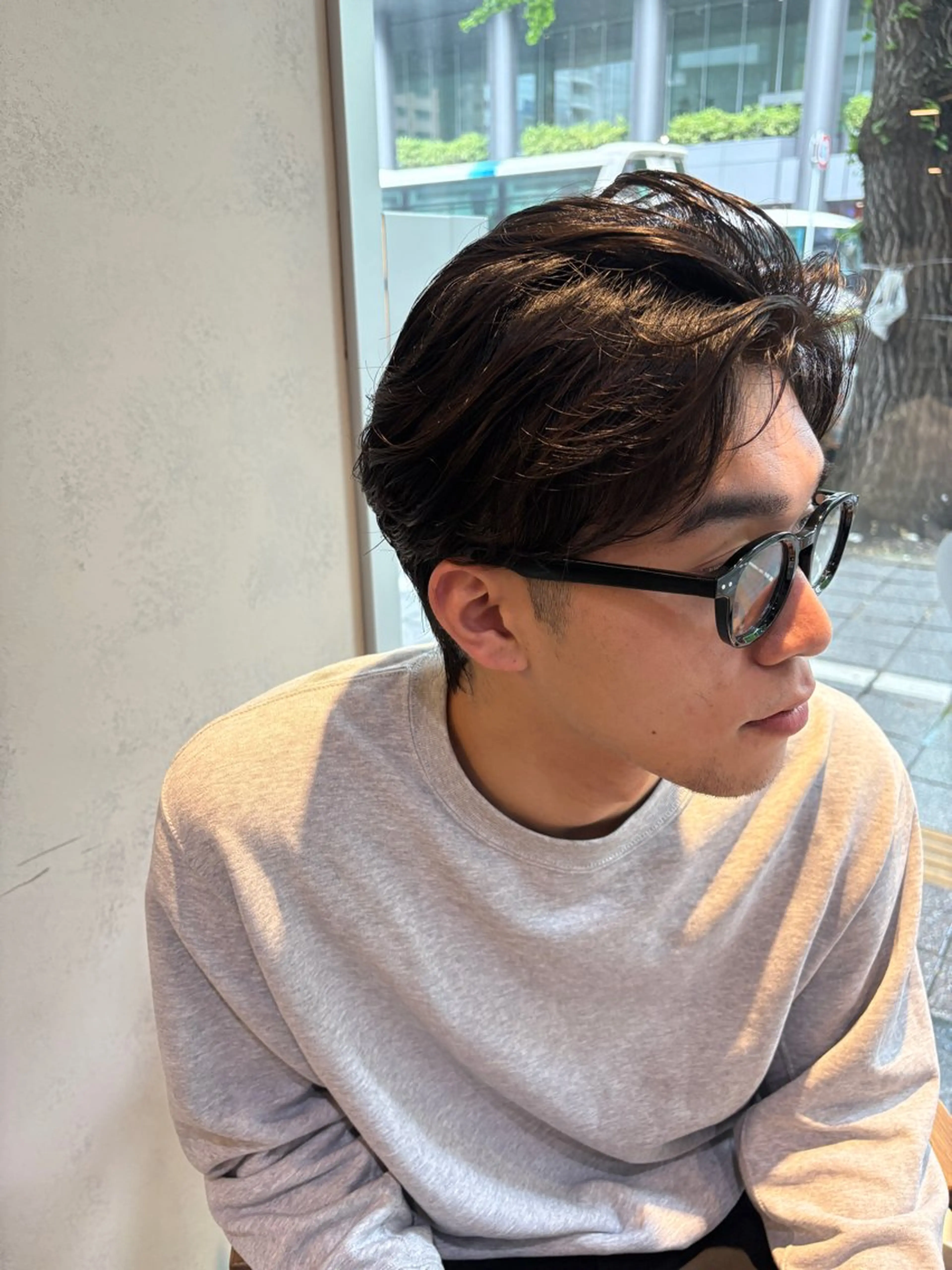 ショート パーマ メンズ パーマ 似合わせ🌿 AYAKAのヘアスタイル