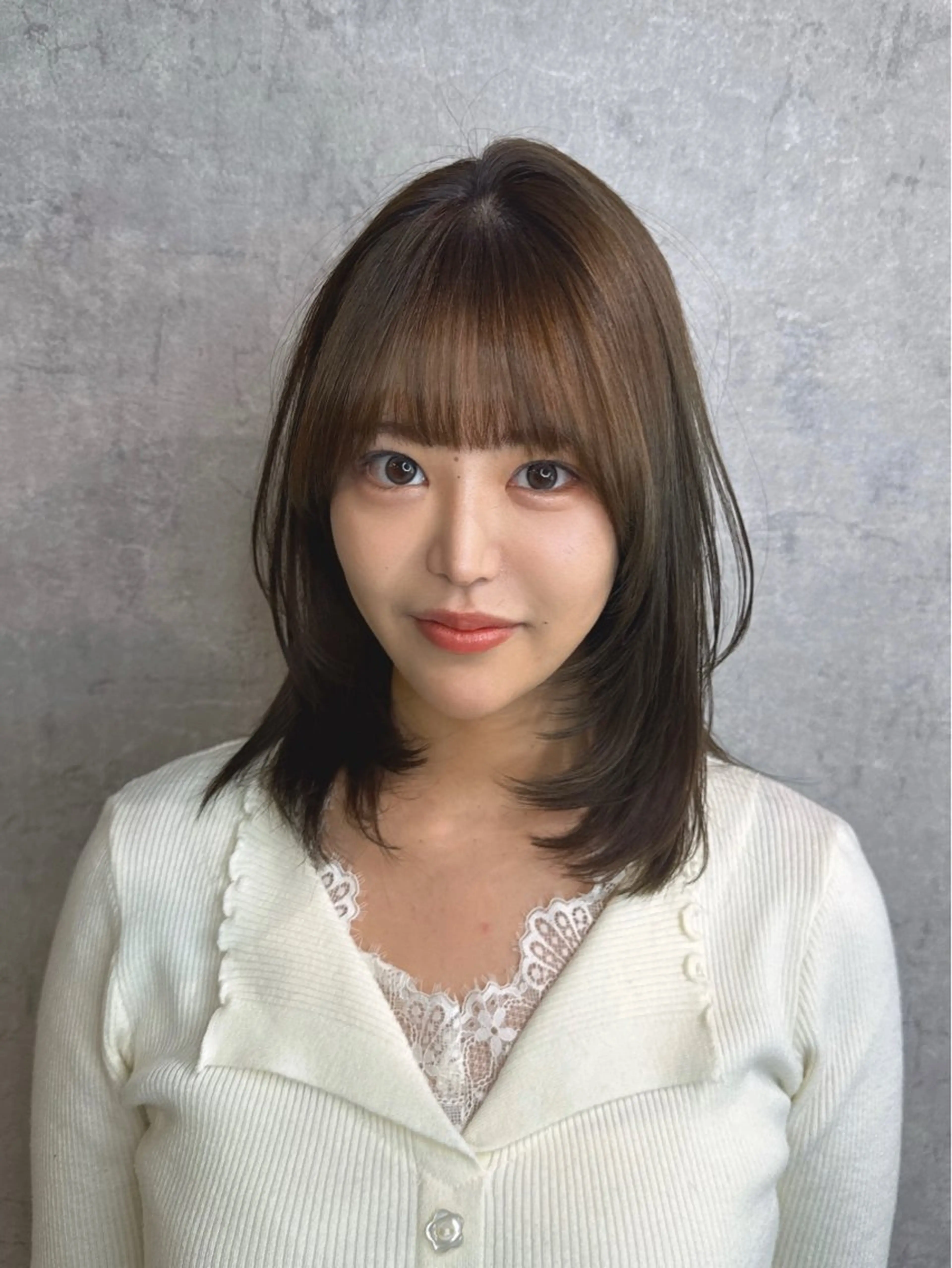 ミディアム トレンド韓国レイヤー 🇰🇷のんのヘアスタイル