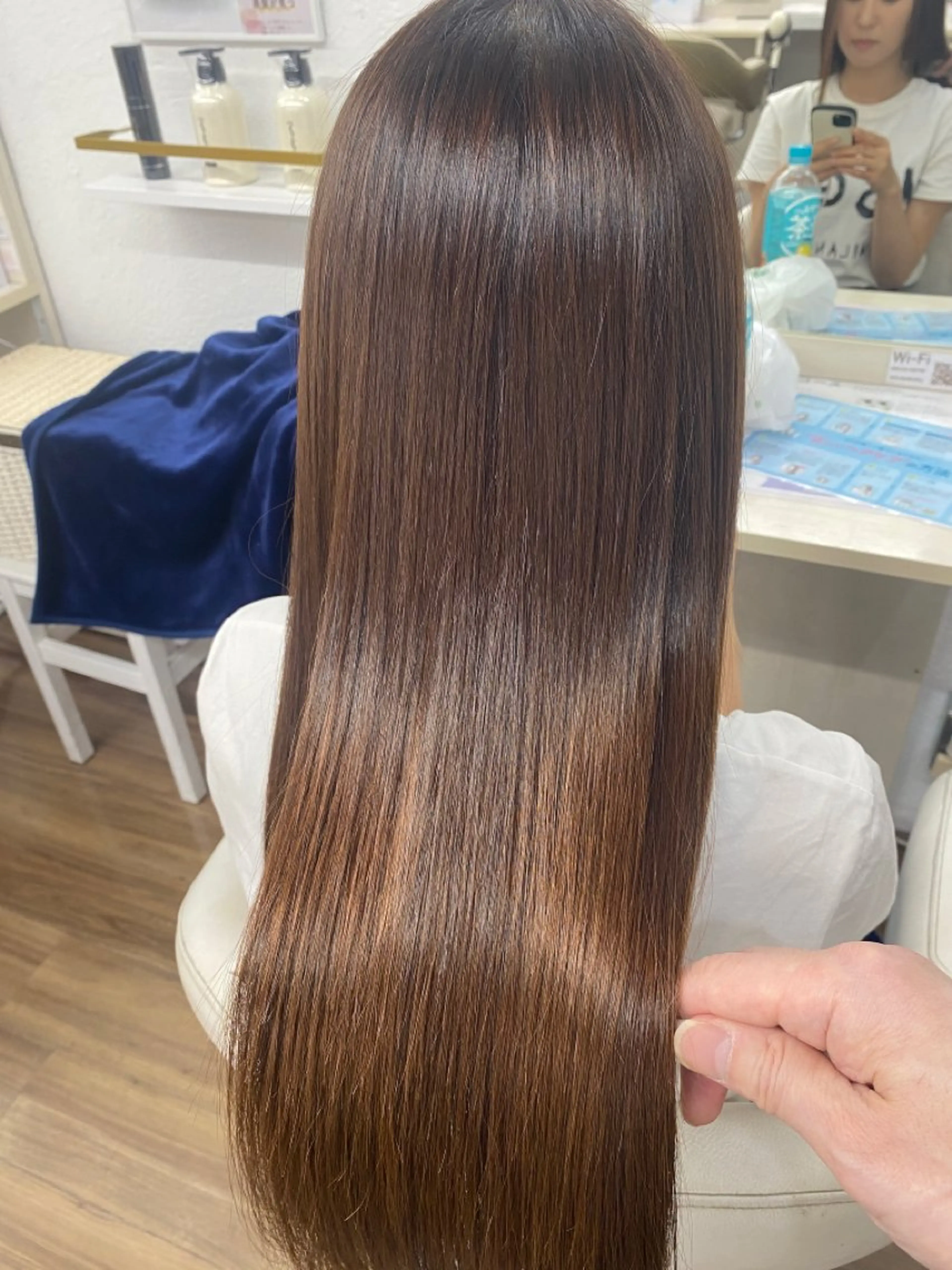 ロング 髪質改善 トリートメント トリートメント GLOSS 心斎橋 山上のヘアスタイル