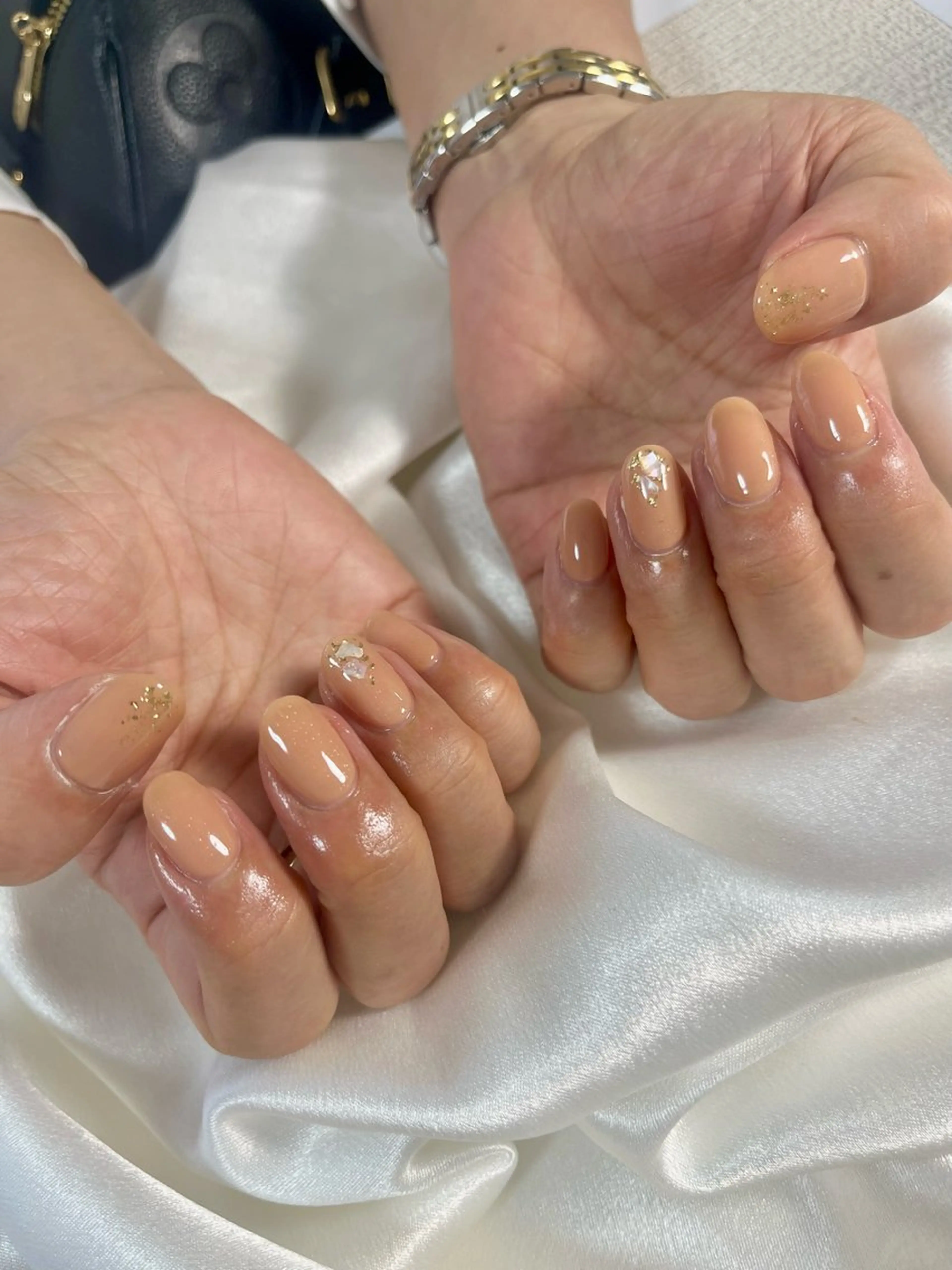 ネイル オーロラネイル フットネイル フレンチネイル ジェルネイル マグネットネイル ハンドネイル kiki nail たまプラーザのネイルデザイン