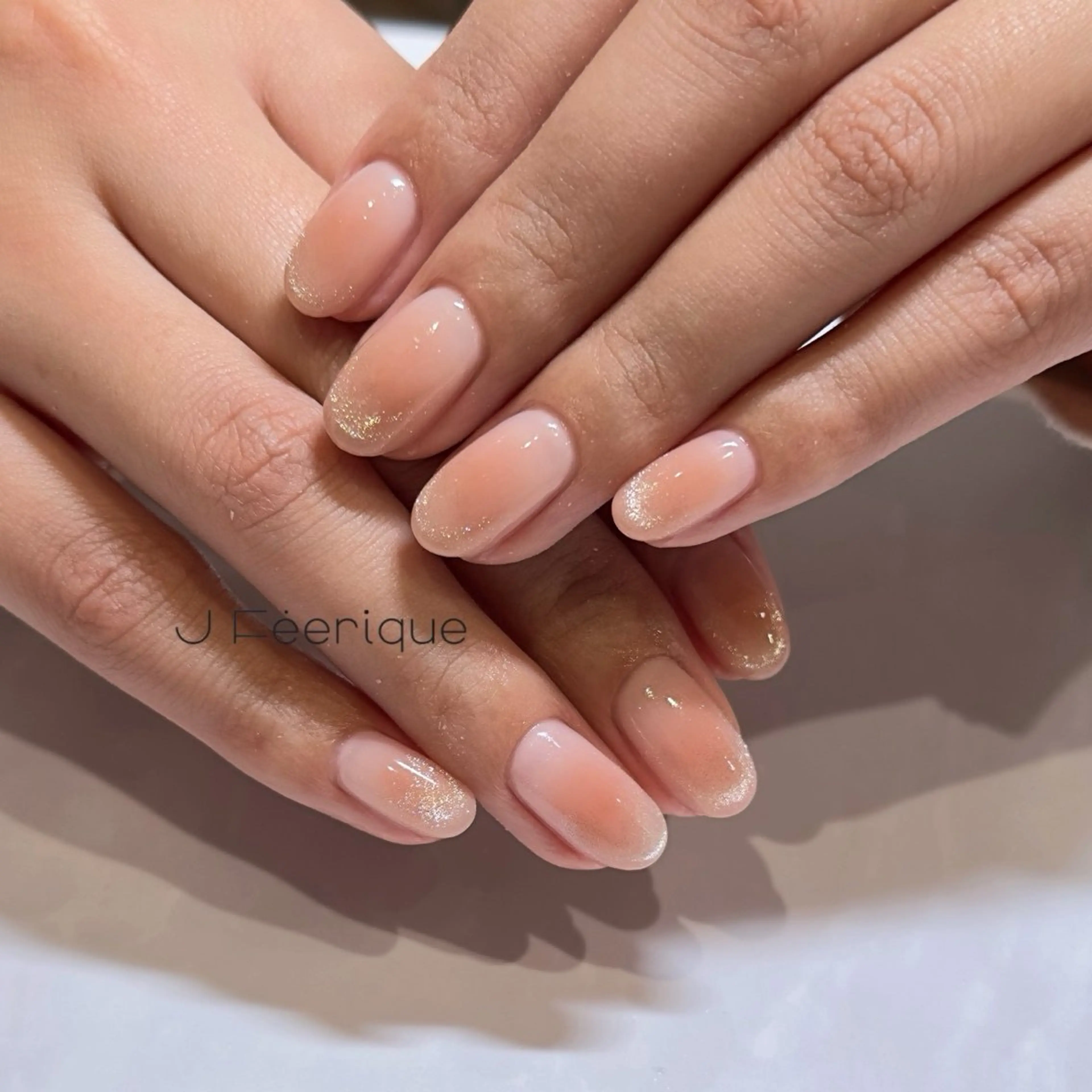 ネイル チークネイル J Feerique ネイル/南森町のネイルデザイン