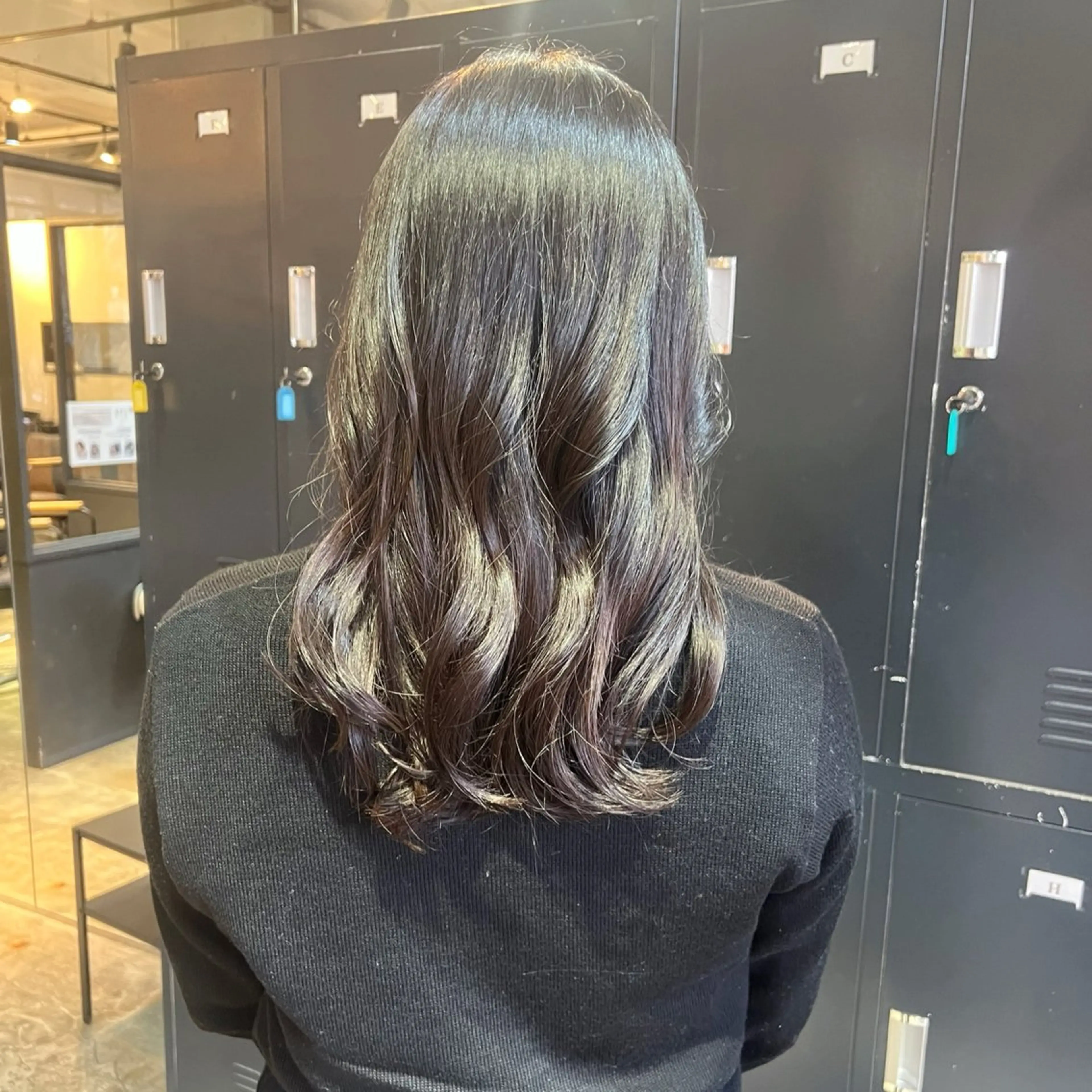 セミロング カット ヘアカラー トリートメント 💙OUD 仲本七星💙のヘアスタイル