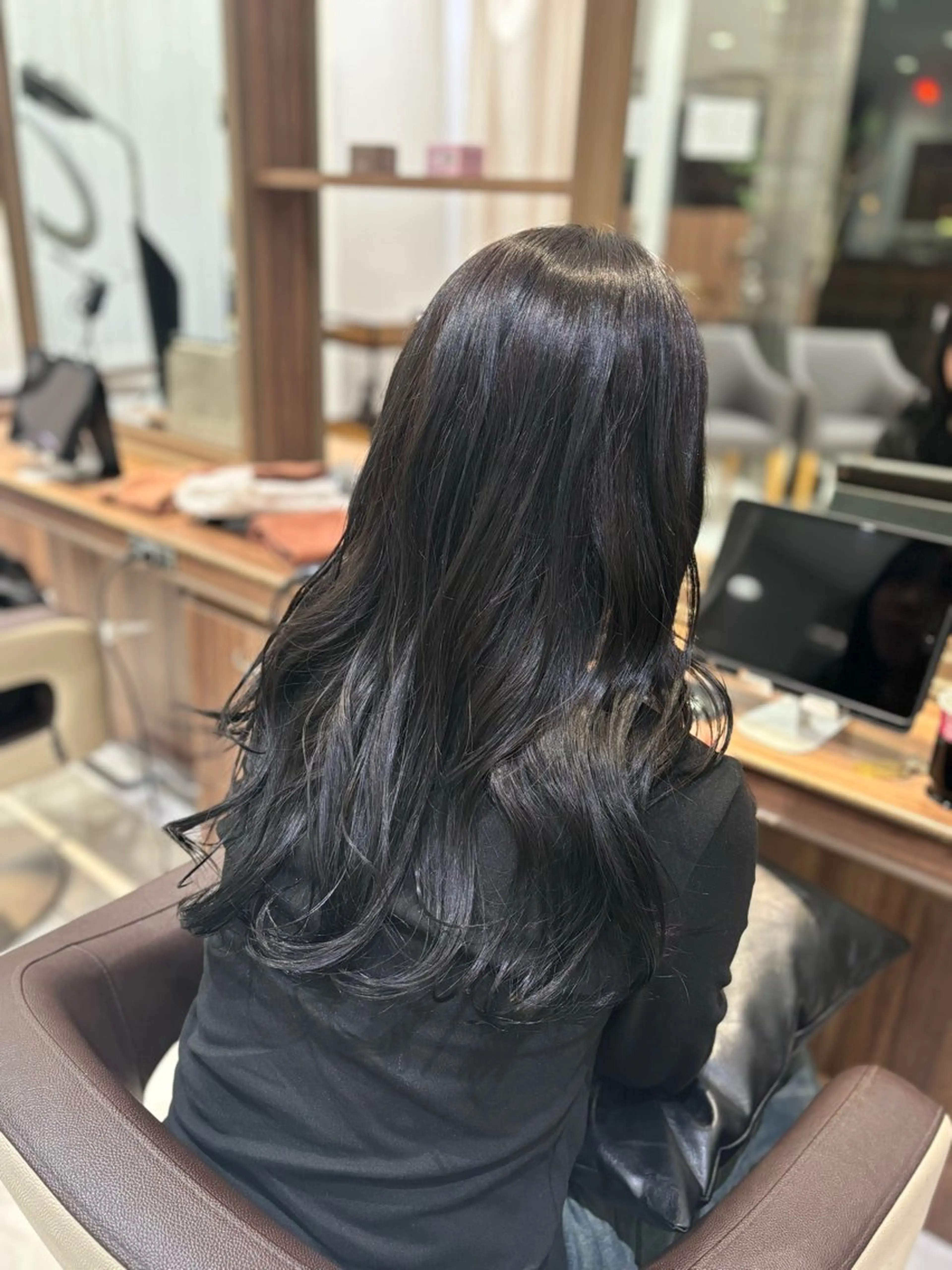 ロング パーマ ゆるふわパーマ🌸/ ハイトーン/あゆみのヘアスタイル