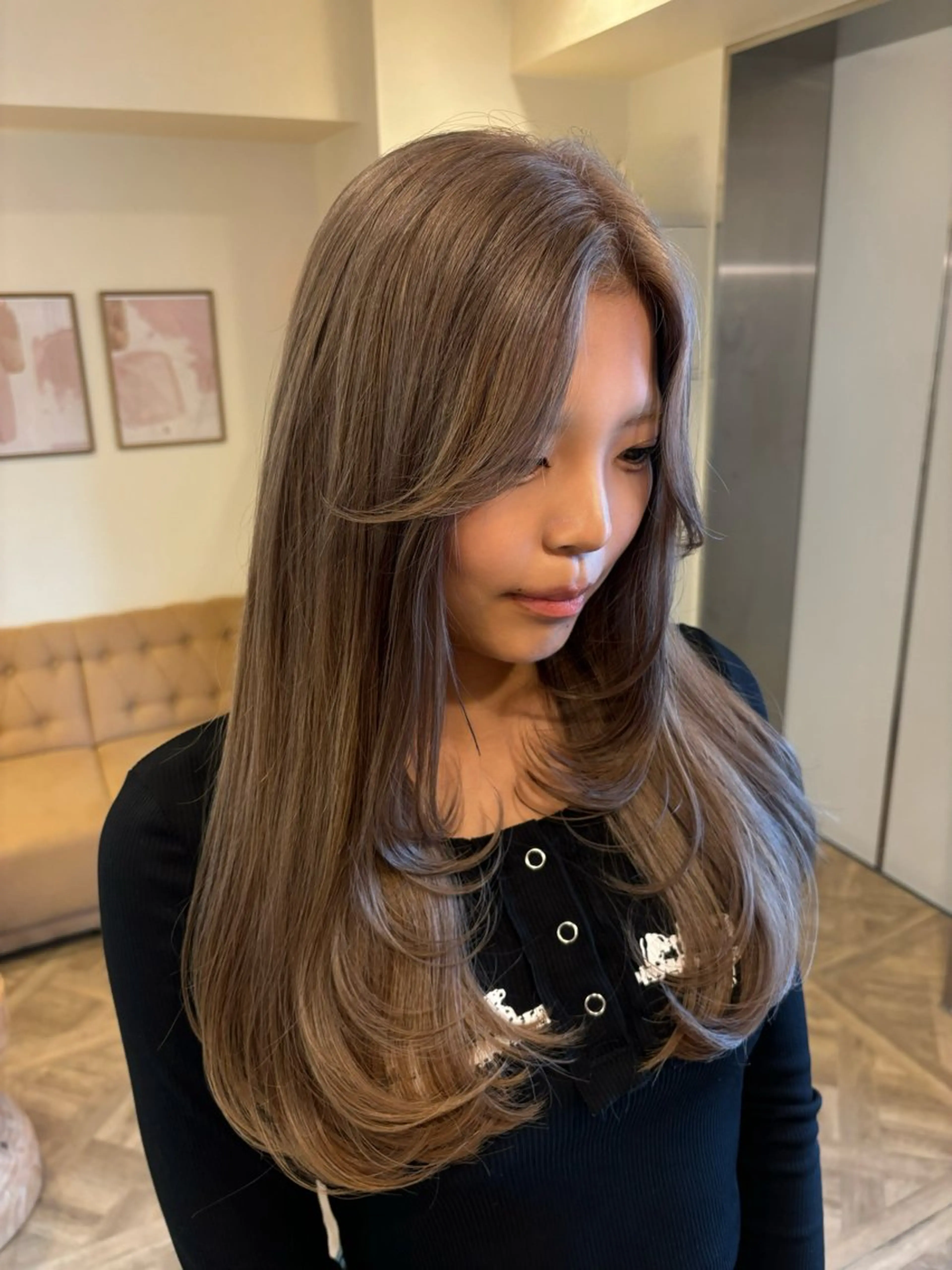 【ご新規様限定価格💕】ダブルカラー（ケアブリーチ込み）＋オージュアTr 【ブリーチ、ブリーチなしダブルカラー選択可能】の写真