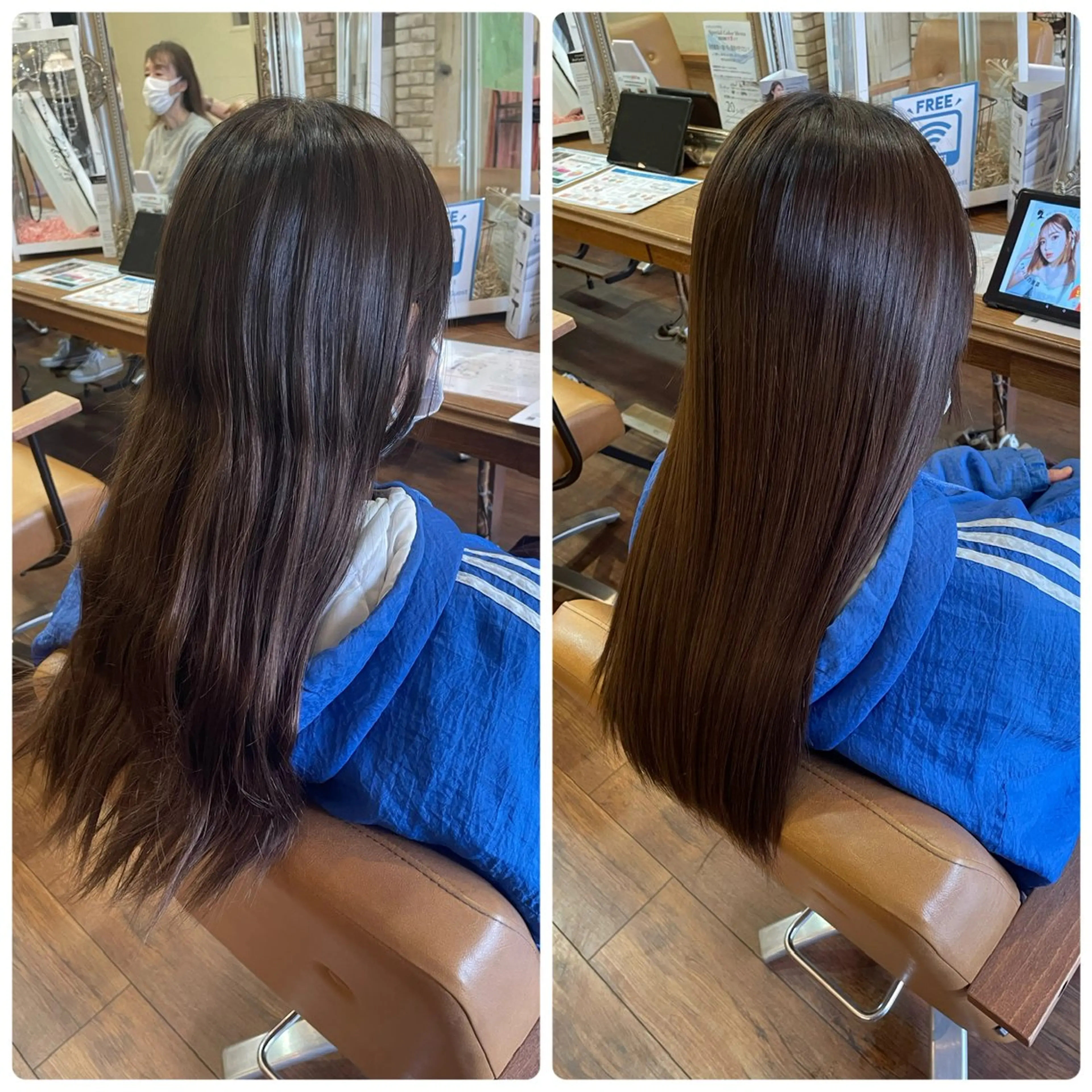 【期間限定！】.*･ﾟ髪質改善ストレート+カット･*.の写真