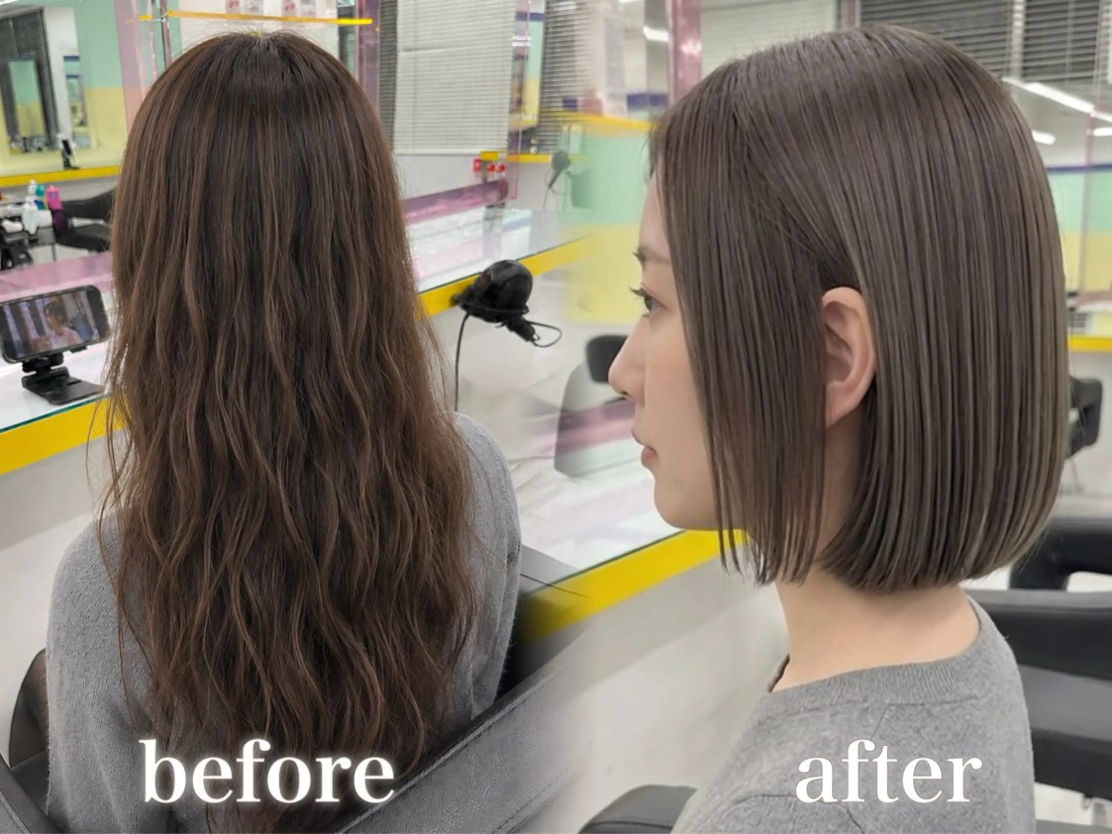 ショート カラー カット ヘアカラー トリートメント ブリーチ縮毛矯正加藤 赤み無し透明感ヘアのヘアスタイル