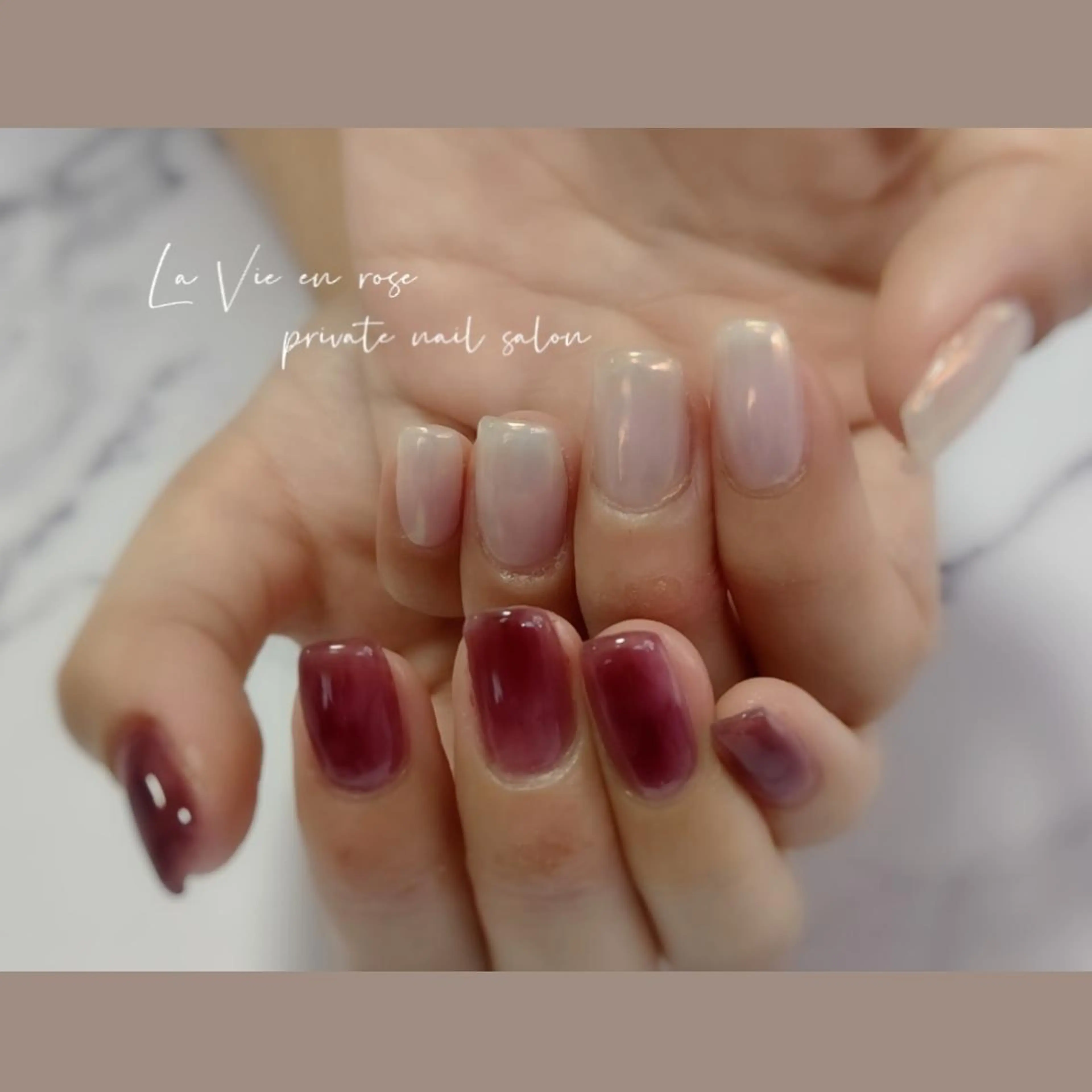 ネイル ラヴィアン ローズのネイルデザイン