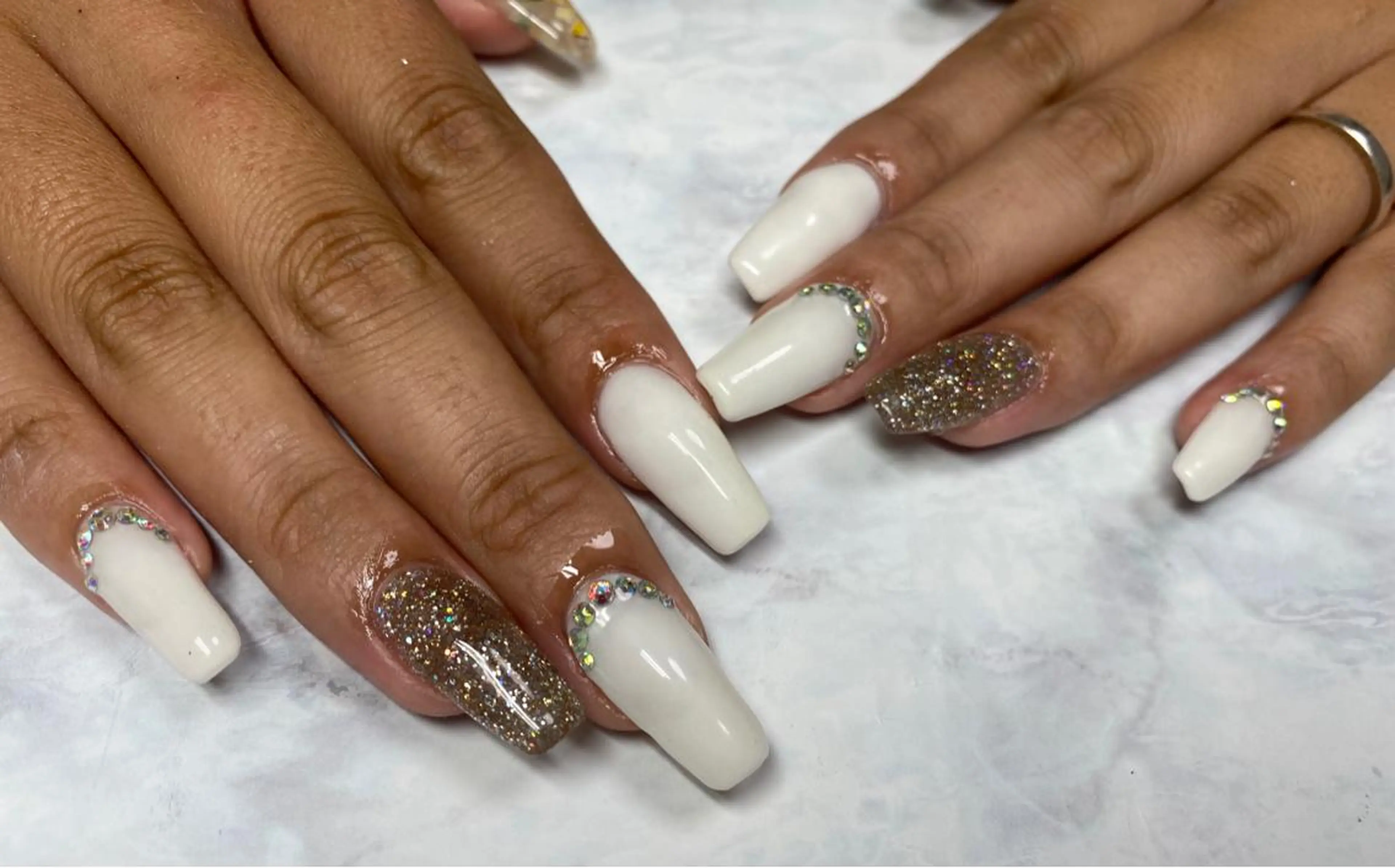 ネイル ハンドネイル Mana‪ ‪·͜· ❤︎‬のネイルデザイン