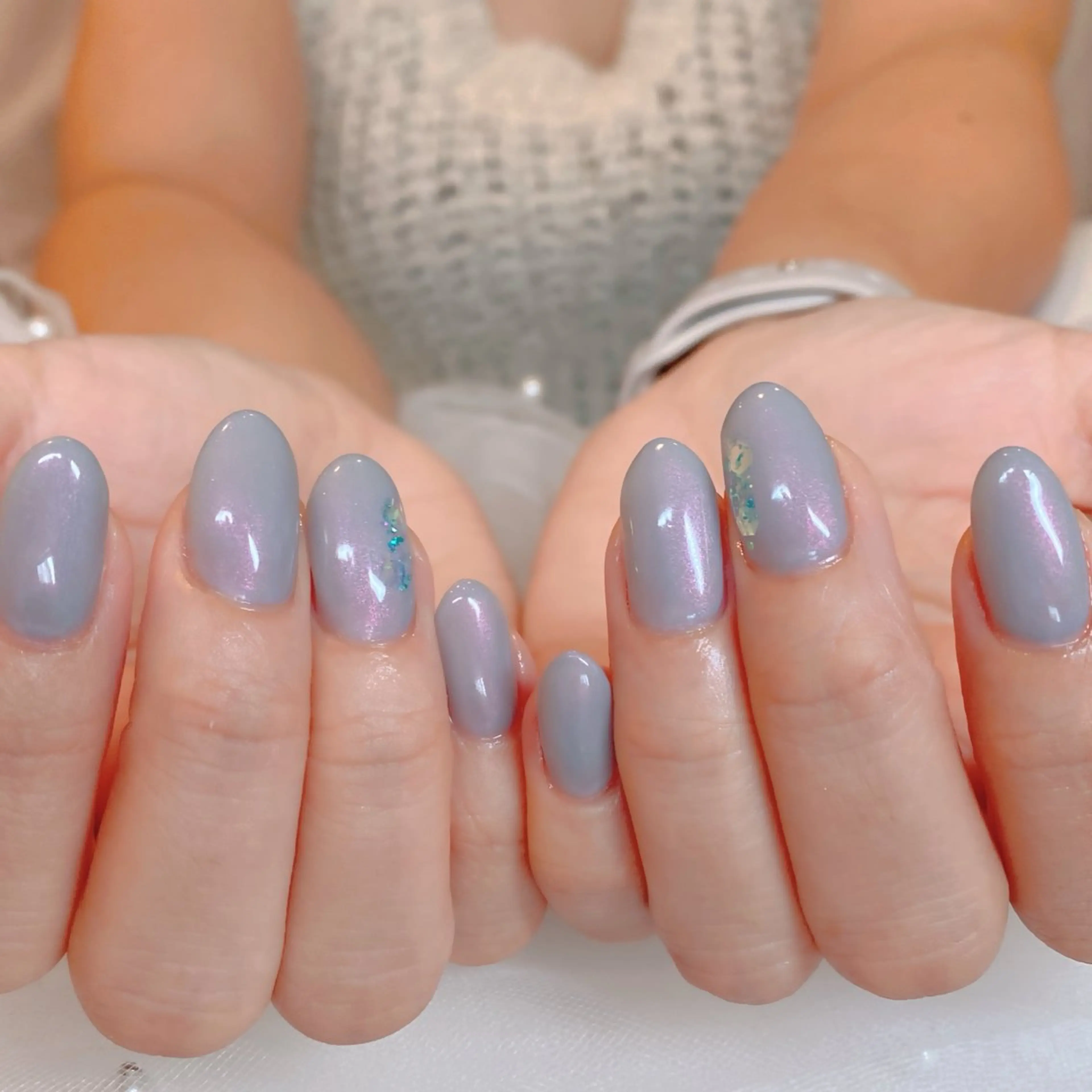 ネイル ラメ(グリッター) ハンドネイル AlohaKapi Kazueのネイルデザイン