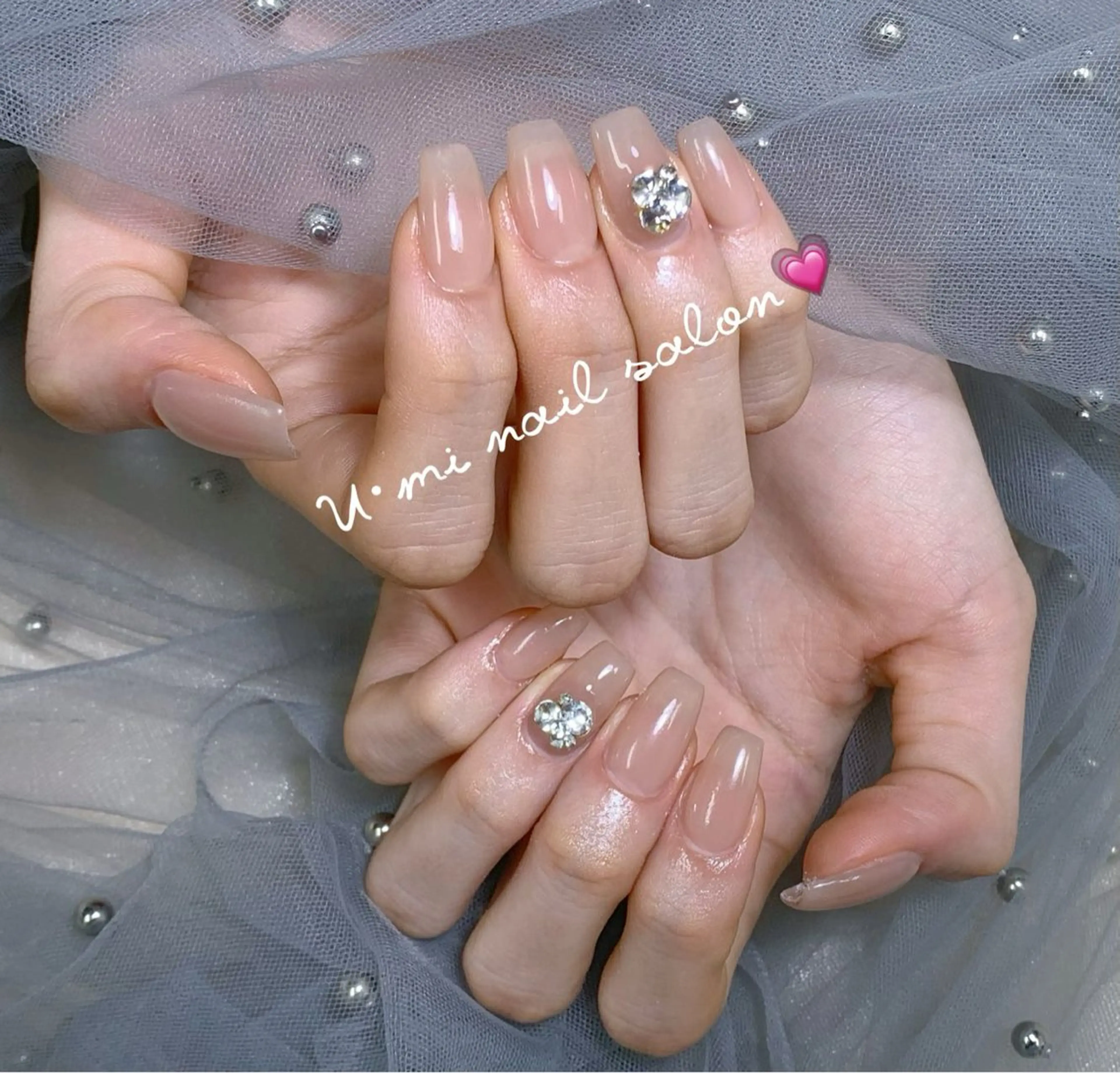 ネイル ワンカラーネイル ハンドネイル Ｕ·Mi nail salon所属・u・mi  上野御徒町パラジェルのネイルデザイン