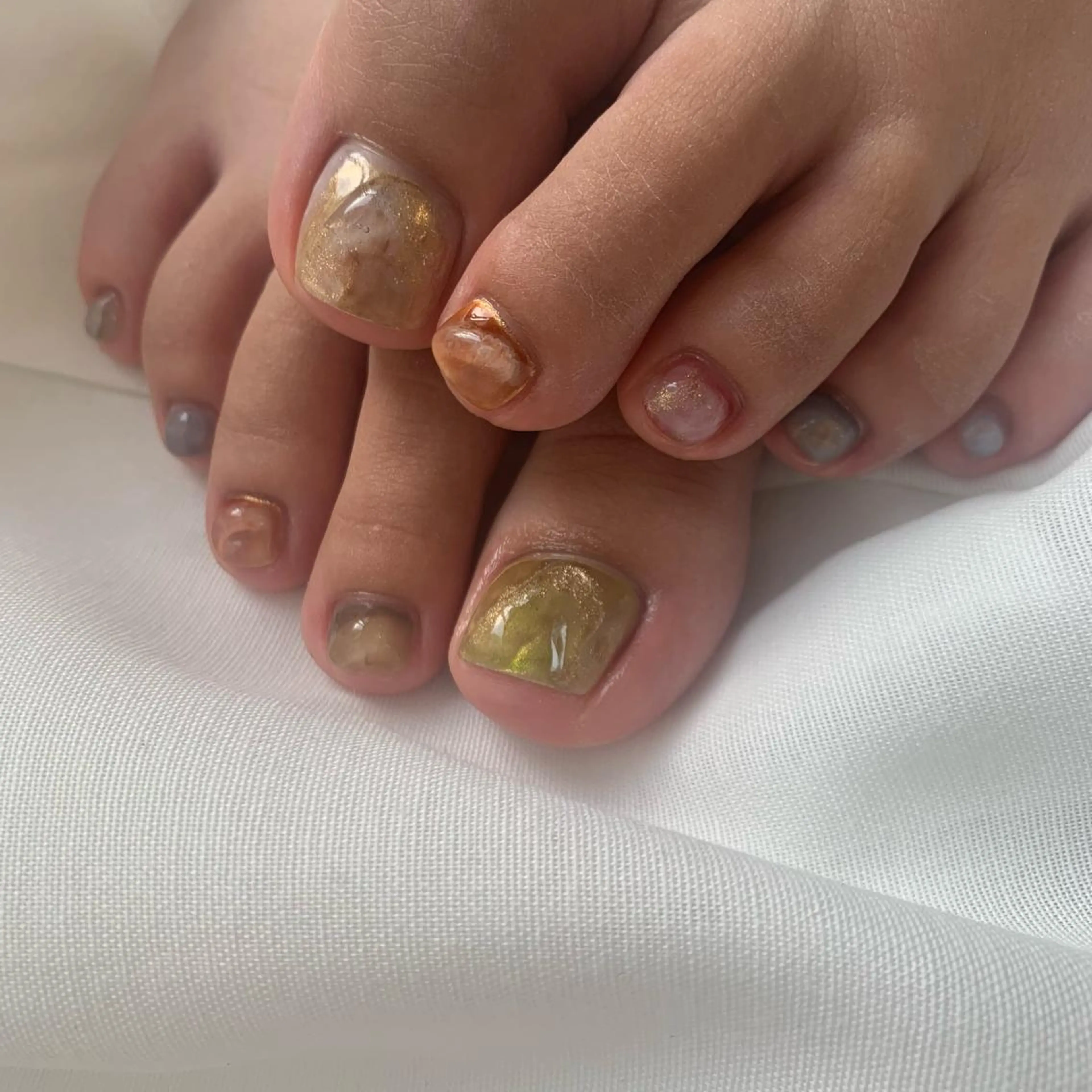 ネイル フットネイル 佐藤 穂乃香のネイルデザイン