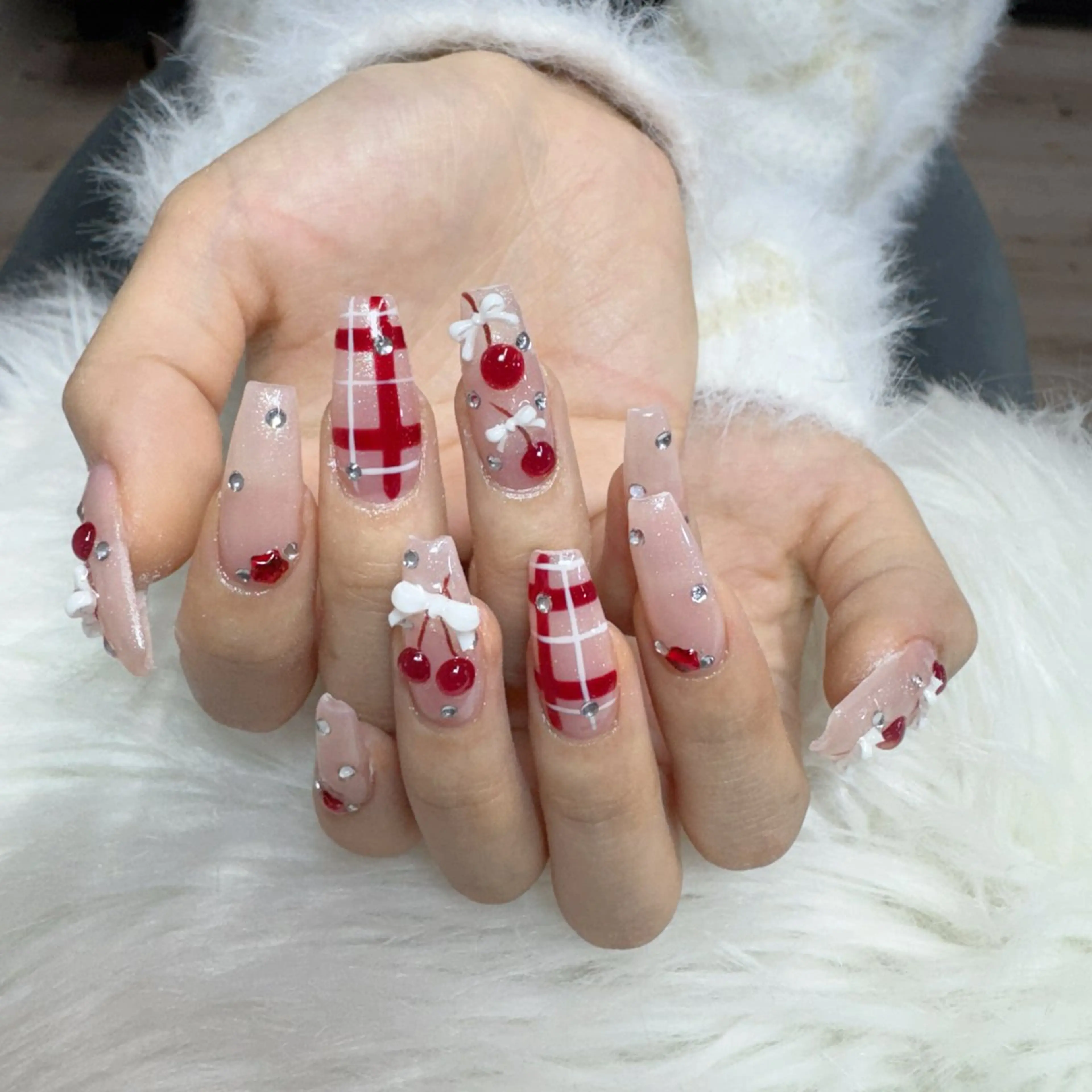 ネイル ハンドネイル 🎀nana🫧 ワンホンネイル🎀のネイルデザイン
