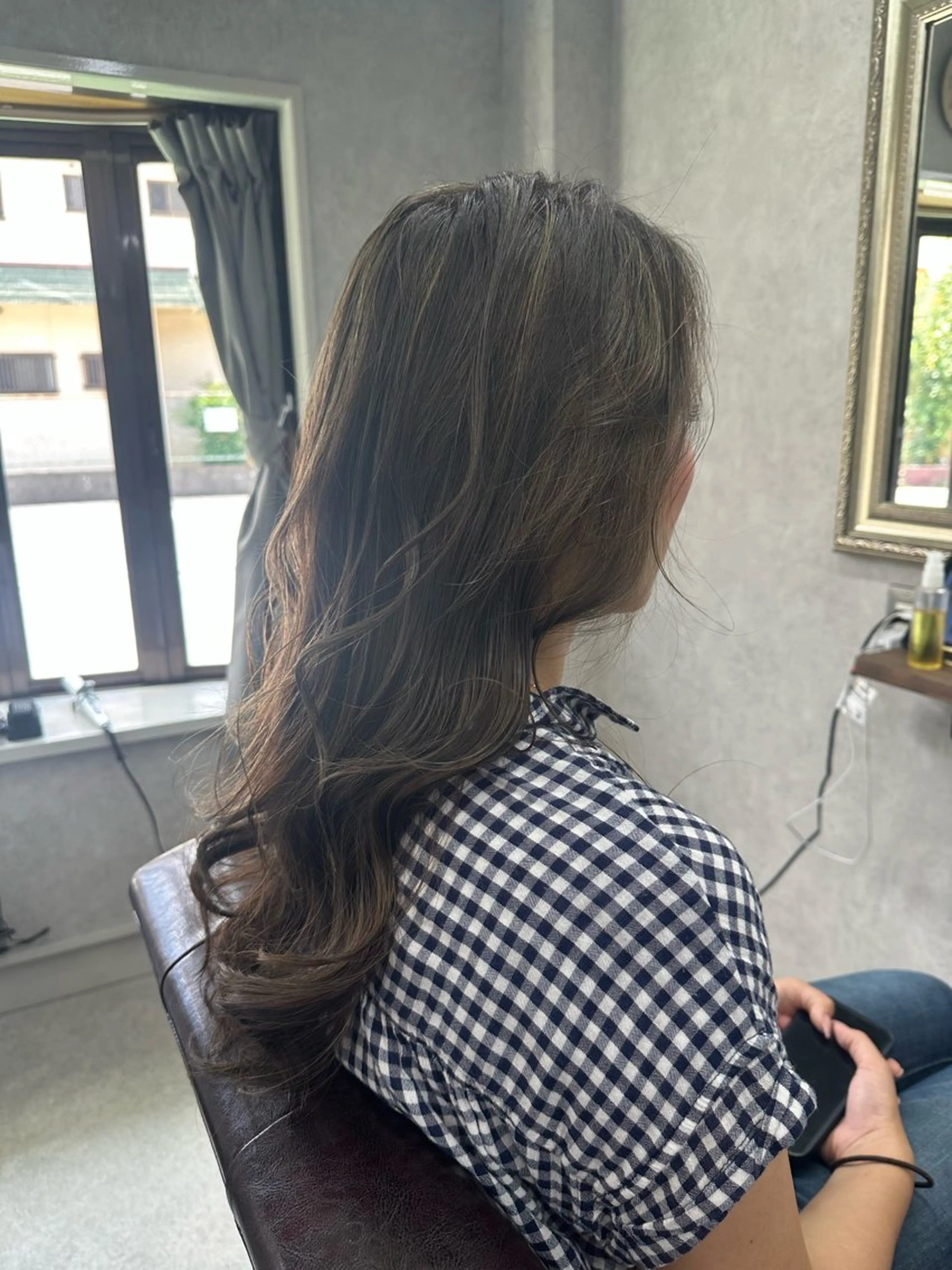 ロング カラー カット ヘアカラー Lien 深井店のヘアスタイル