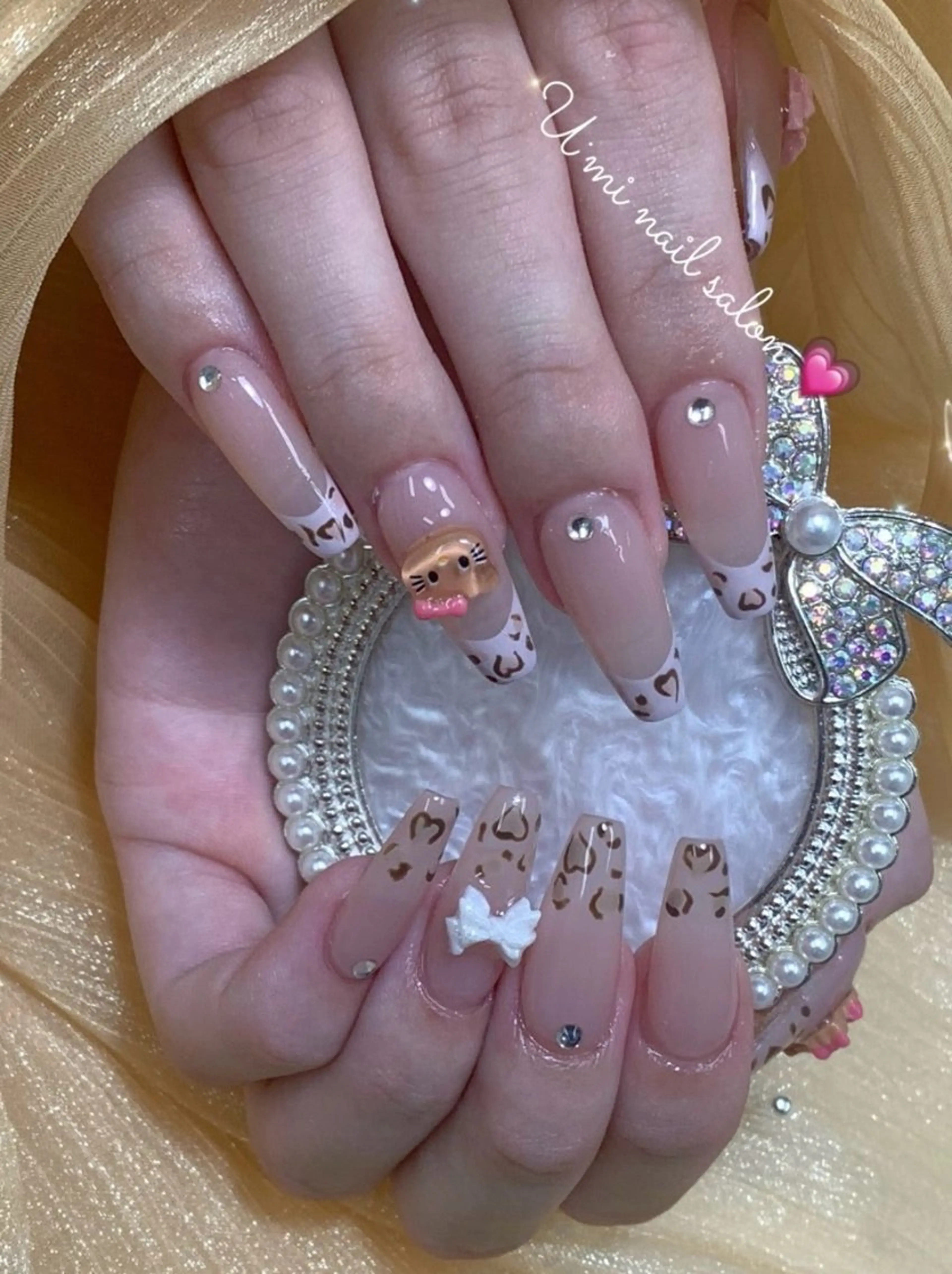 ネイル 長さ出し 持ち込み ネイルチップ U·MI 上野御徒町店のネイルデザイン