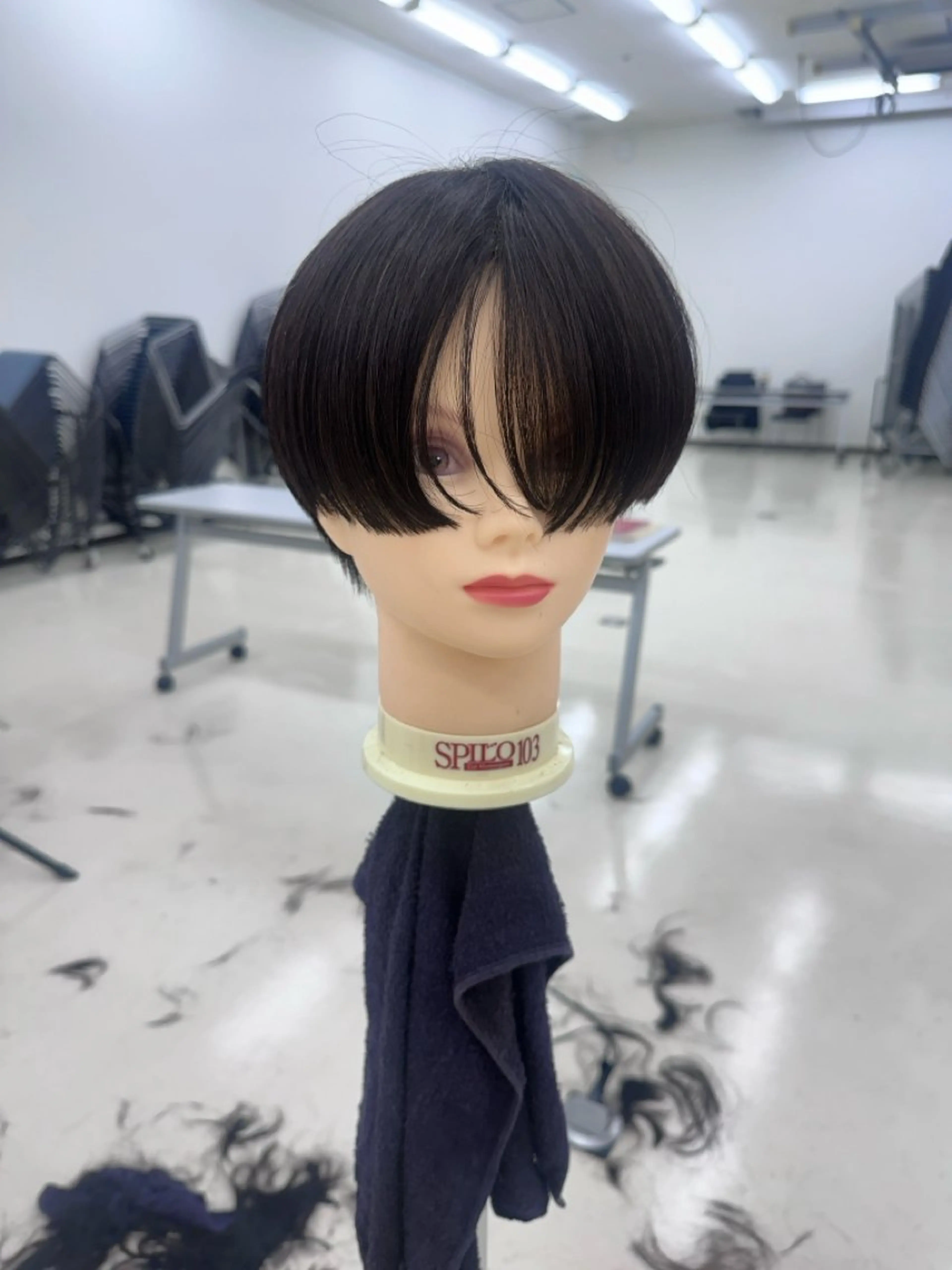 ショート クロスパーマ松永裕久 似合わせカットのヘアスタイル