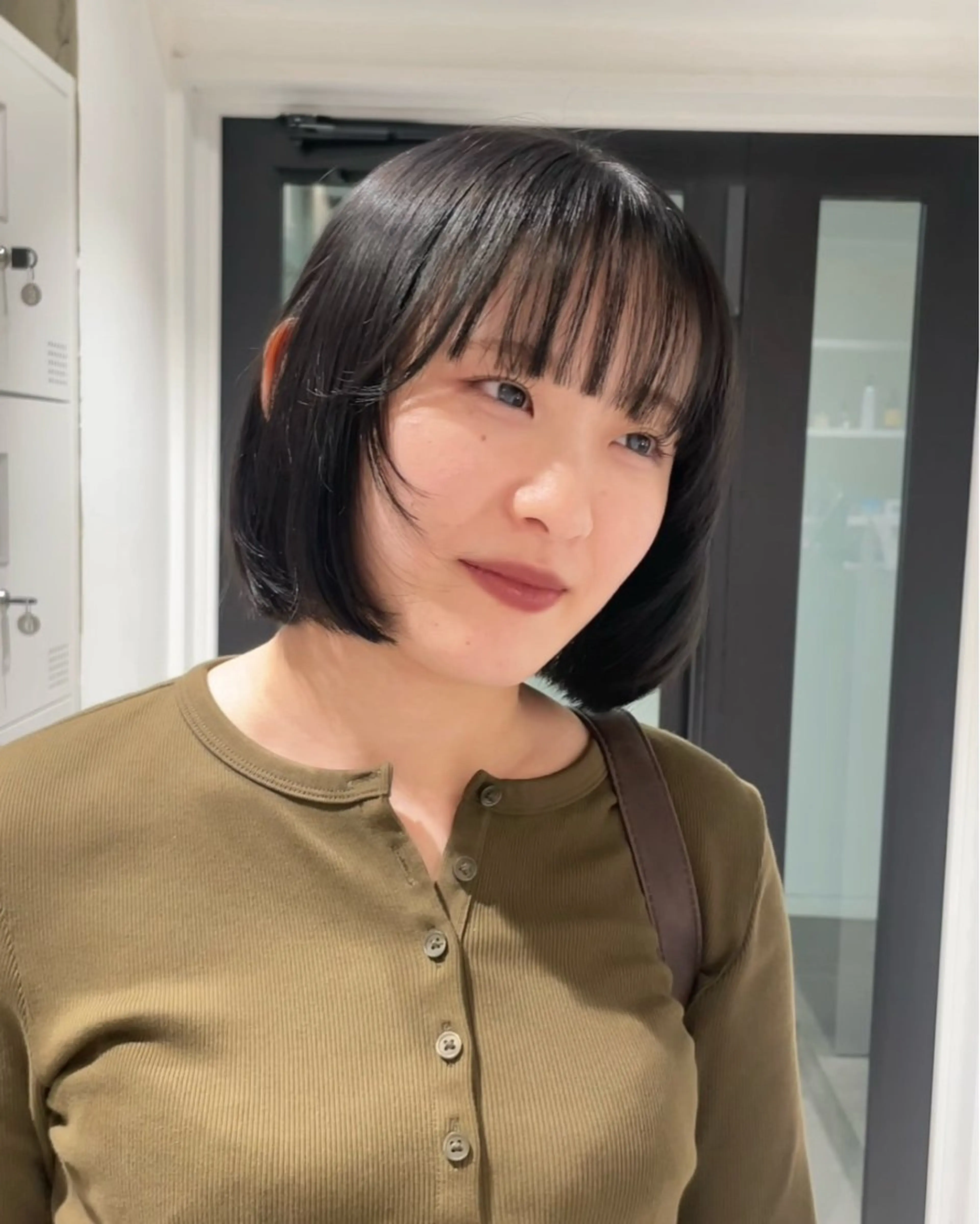 ショート カラー アッシュ アッシュグレー アッシュグレージュ 透明感カラー グレージュ noki /bob layerのヘアスタイル