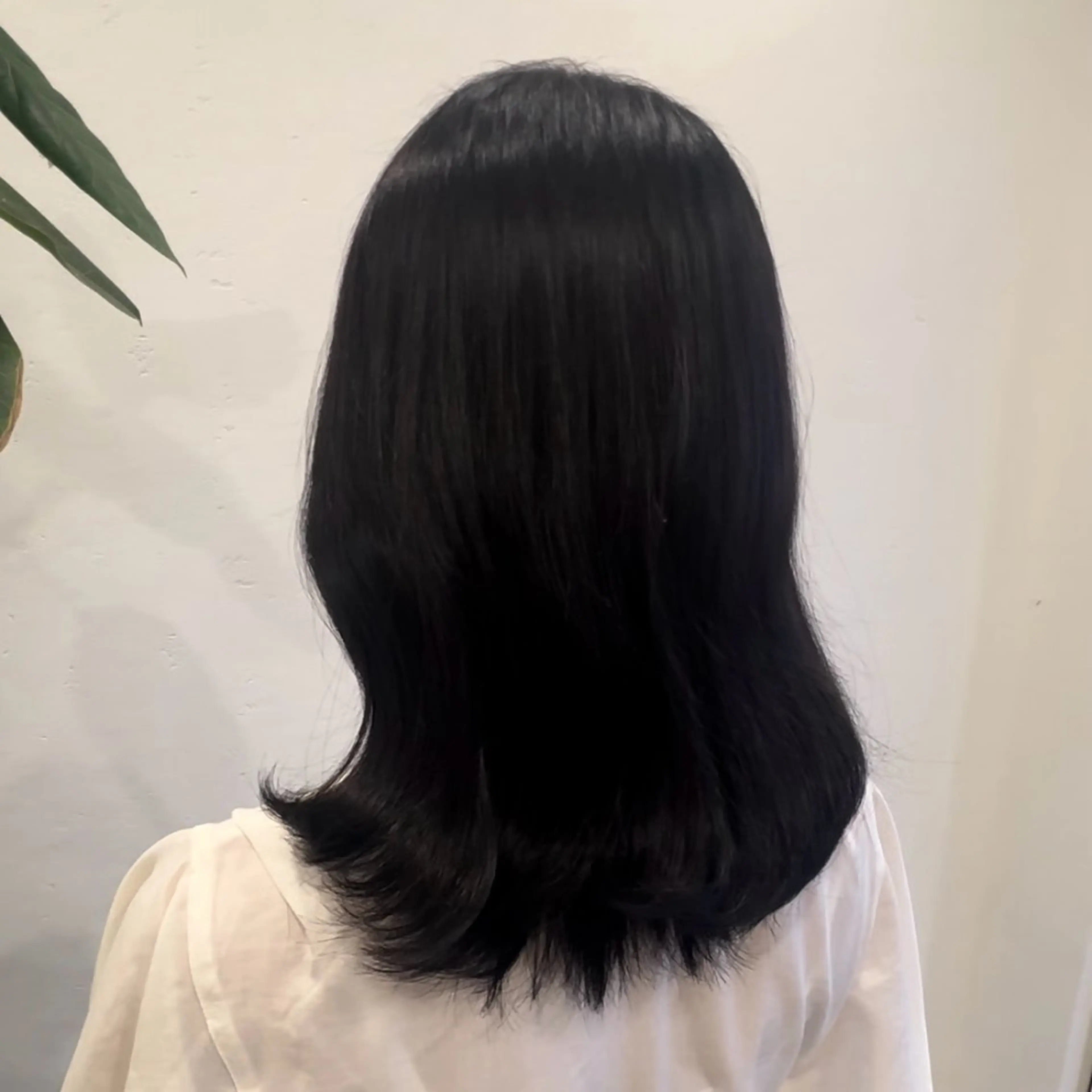 ミディアム カラー ダークグレー ダークグレージュ グレージュ 【Lien】 AYUのヘアスタイル