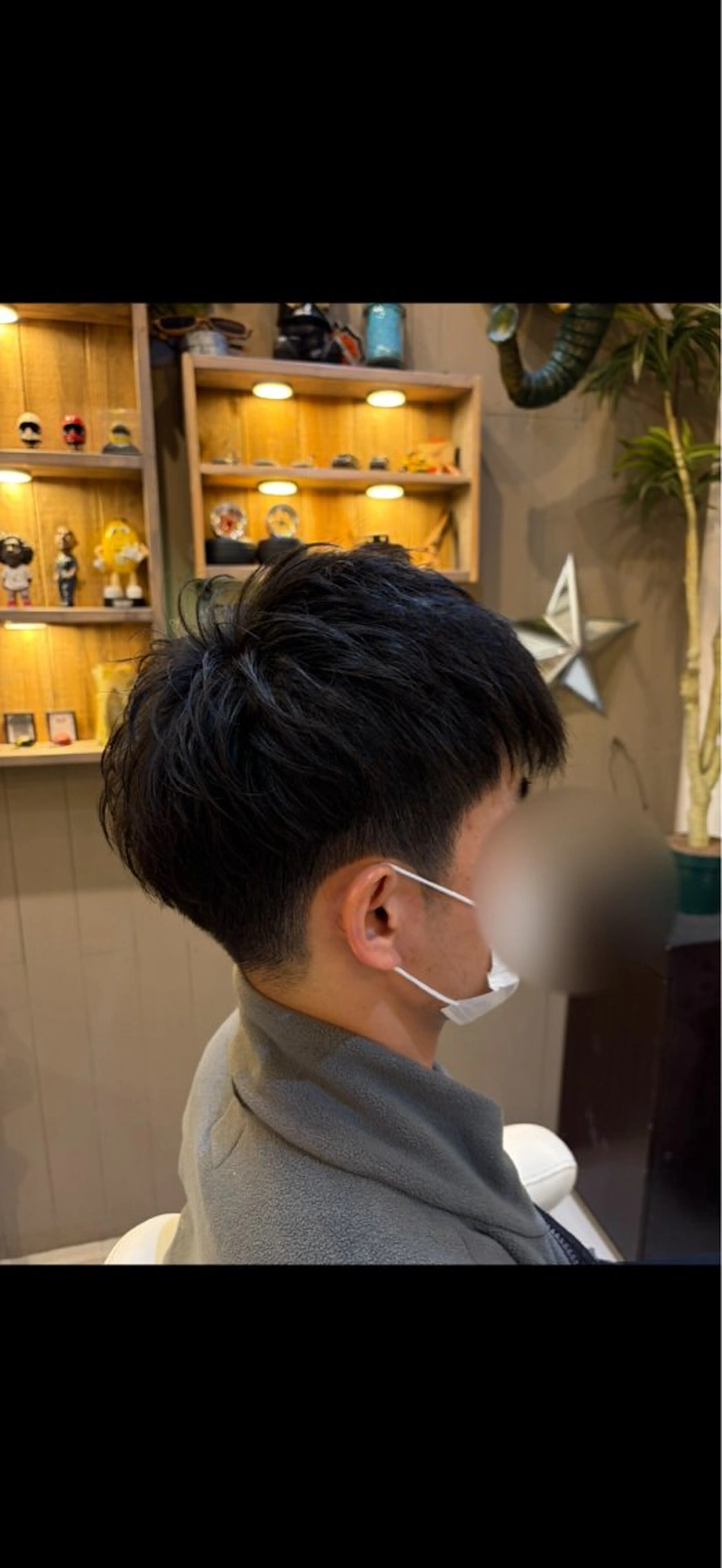 メンズ バウハウスヘア ひなのヘアスタイル