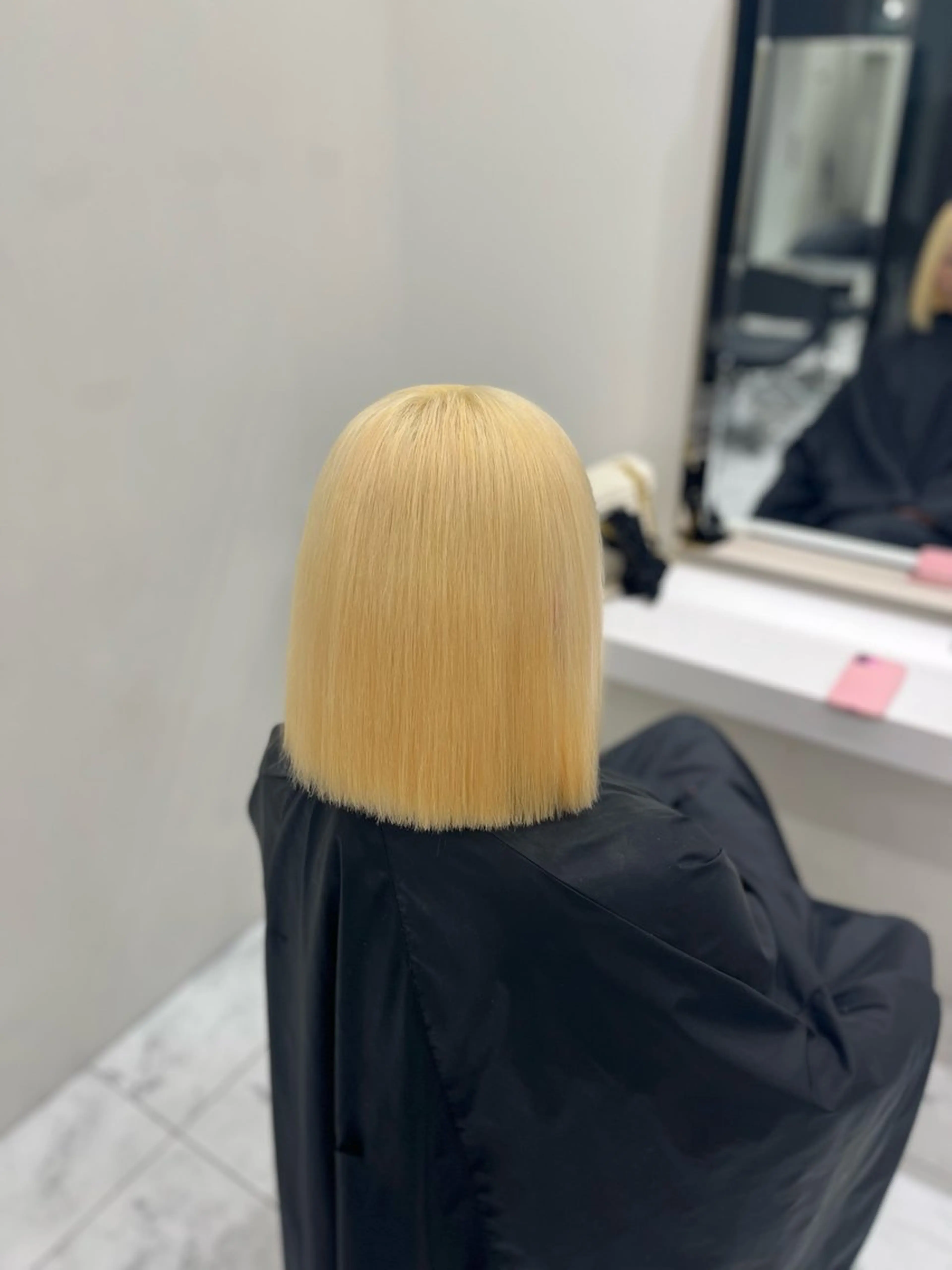 ミディアム カラー 黒髪 ハイトーンカラー ハイトーンカラー💞 くるみ🎀のヘアスタイル