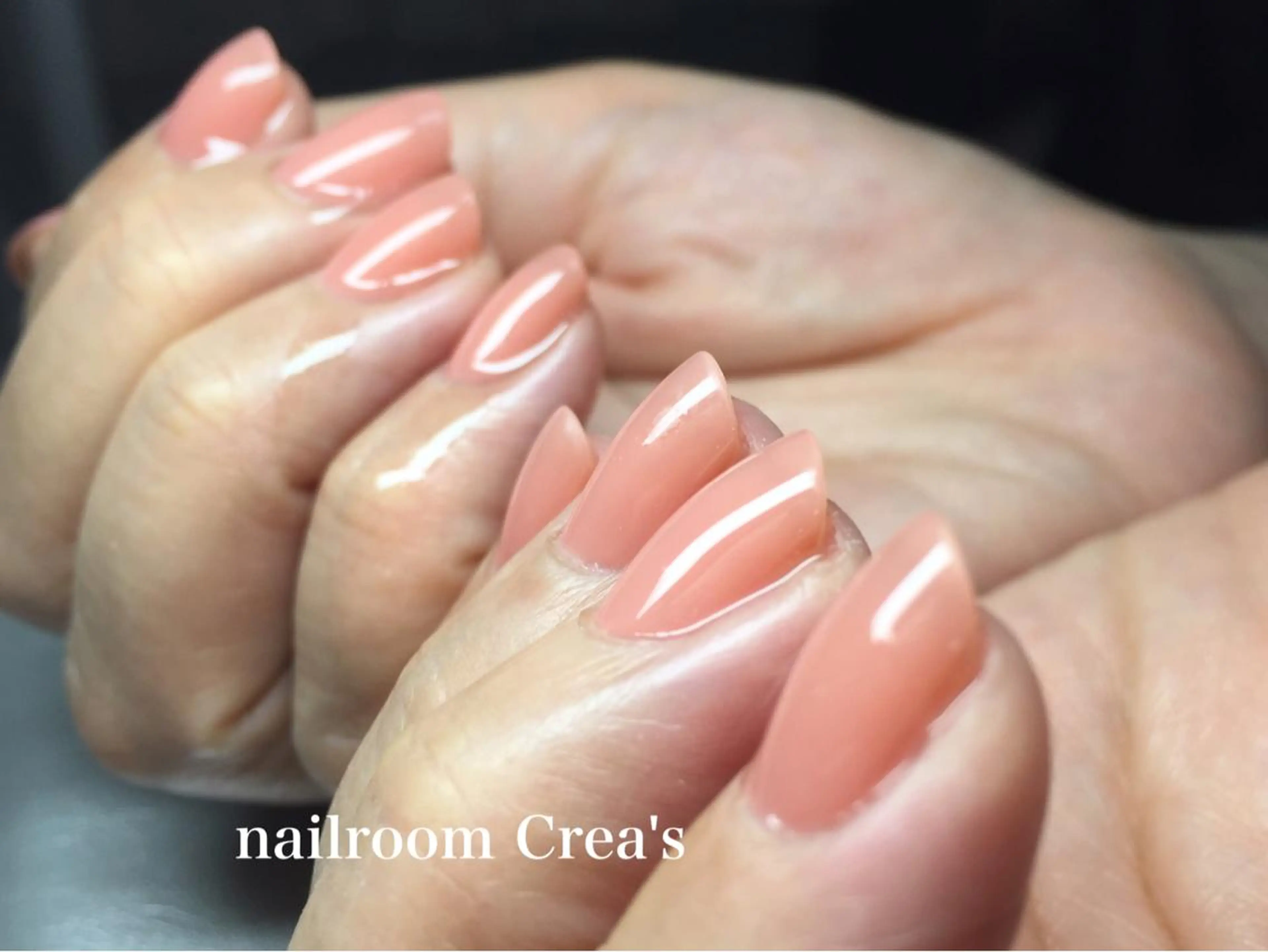 ネイル ジェルネイル ワンカラーネイル nailroom Crea'sのネイルデザイン