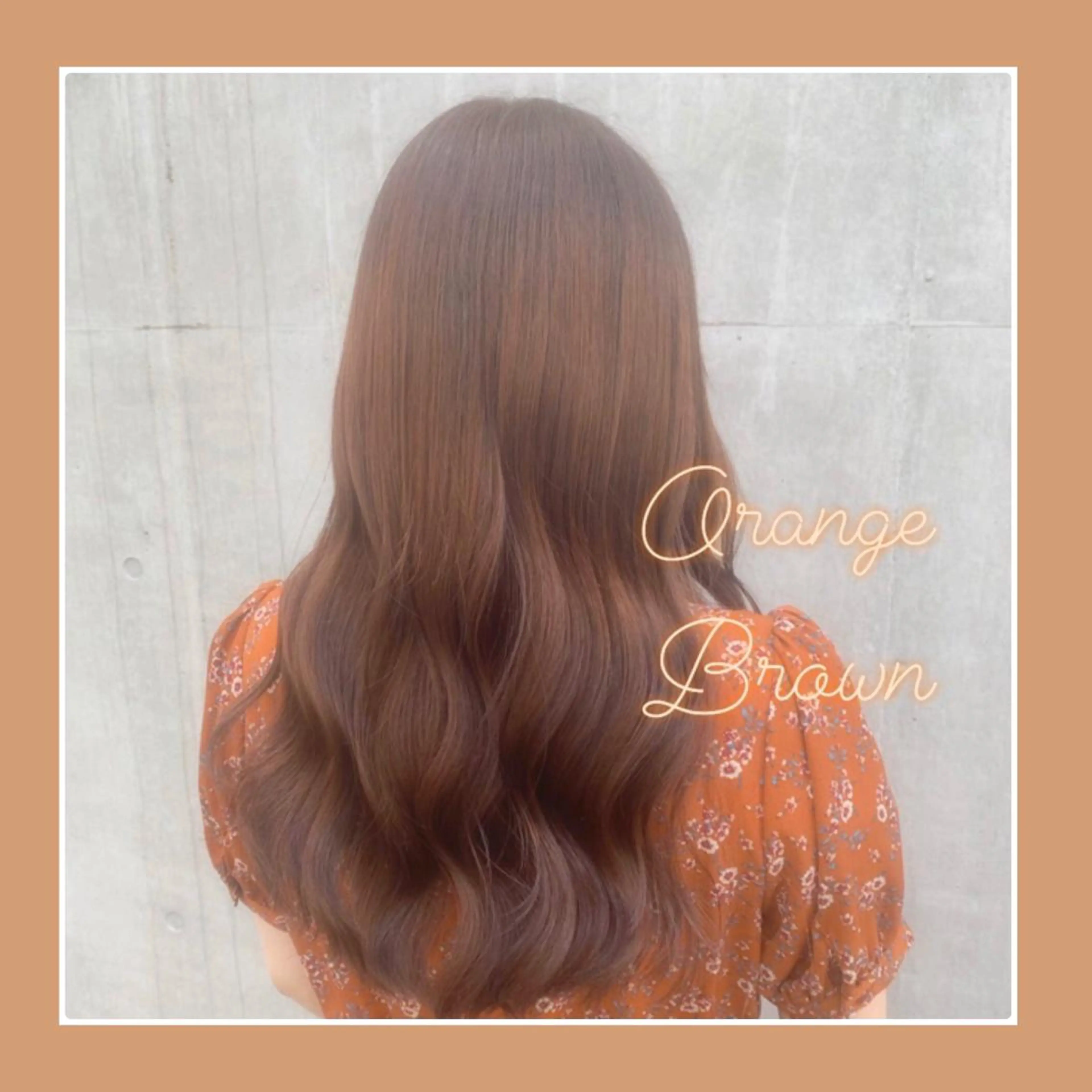 セミロング テラダ ココロのヘアスタイル